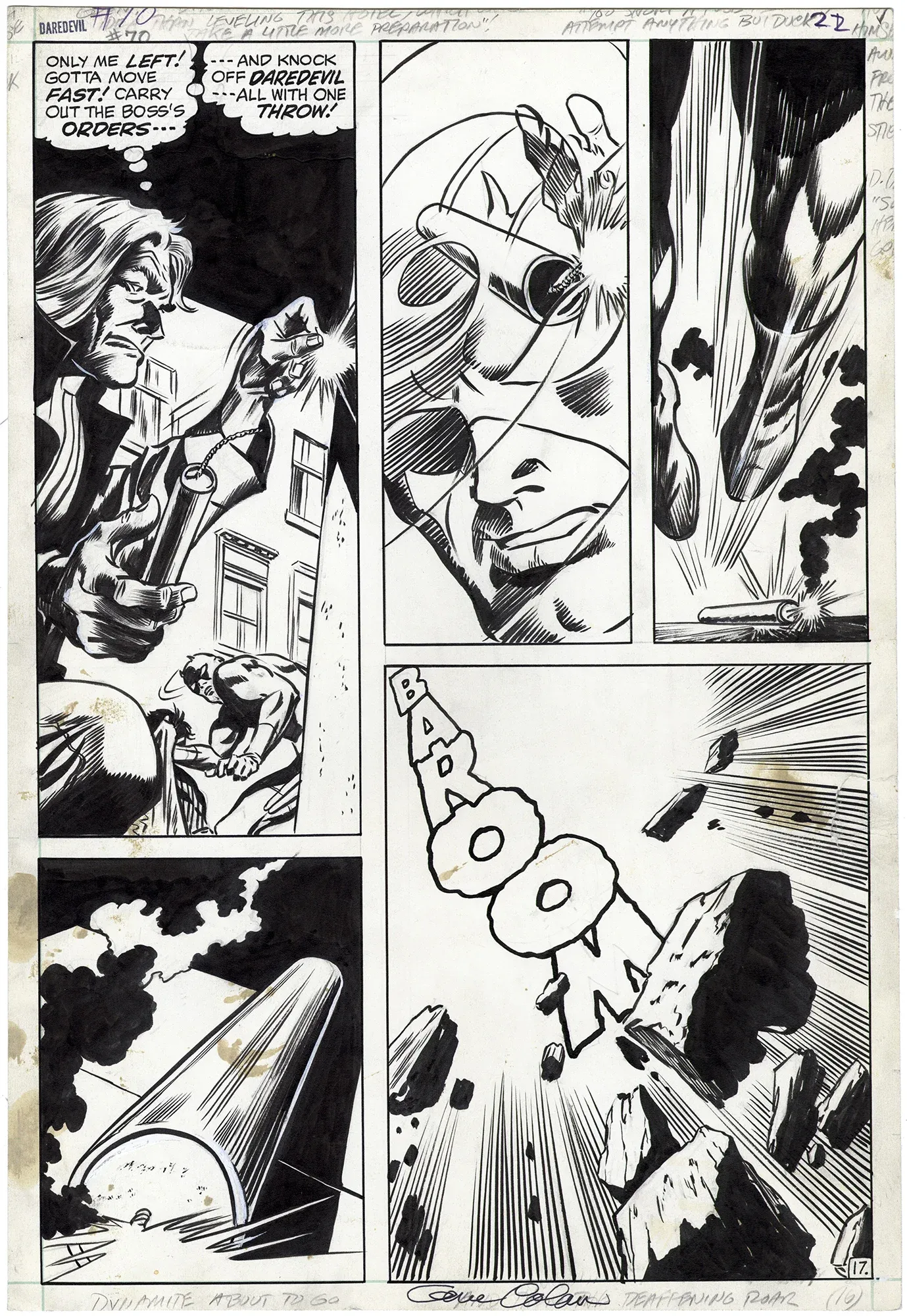 Daredevil #70 p17 (Signed)