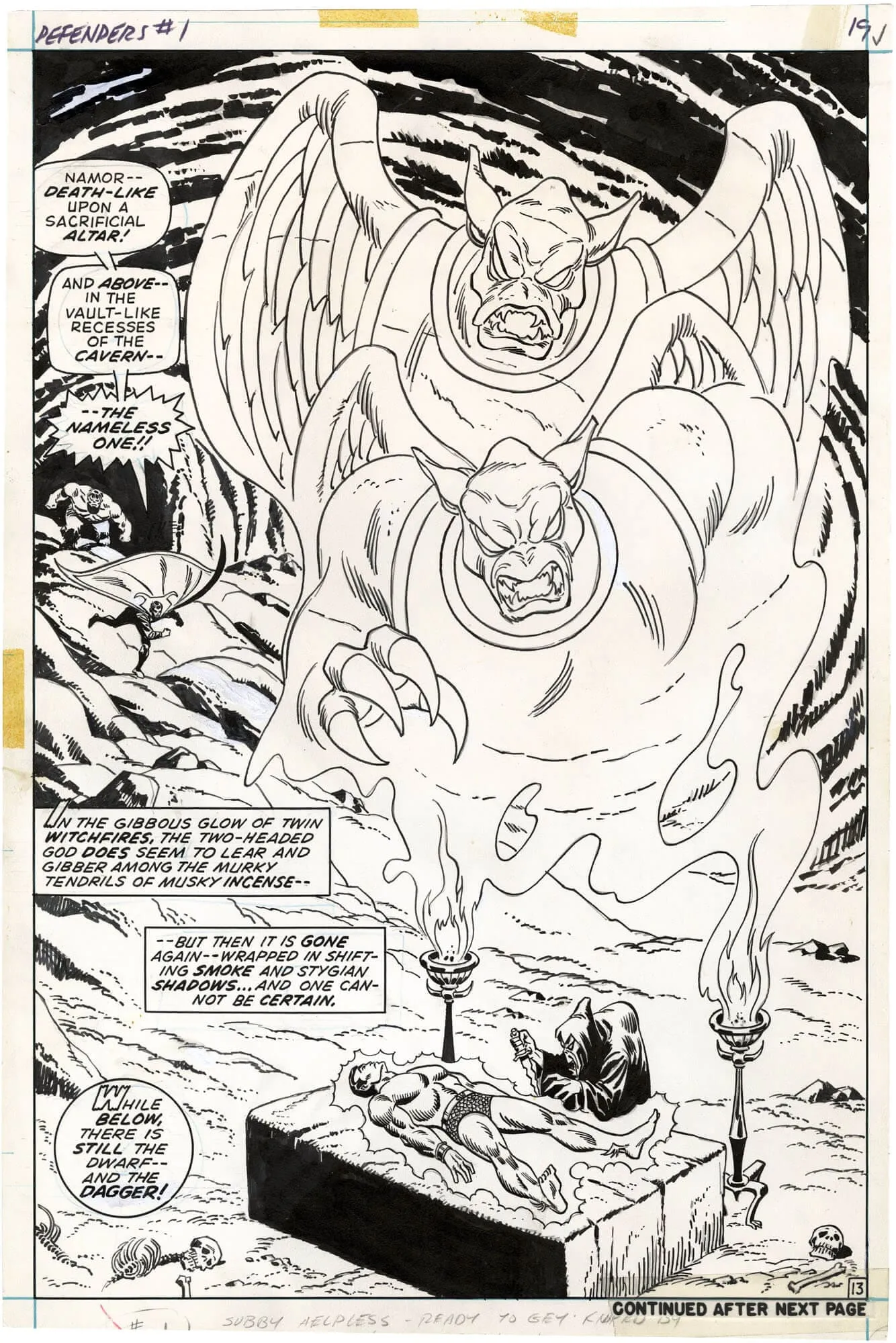 Defenders #1 p13 (Splash) (Historic)