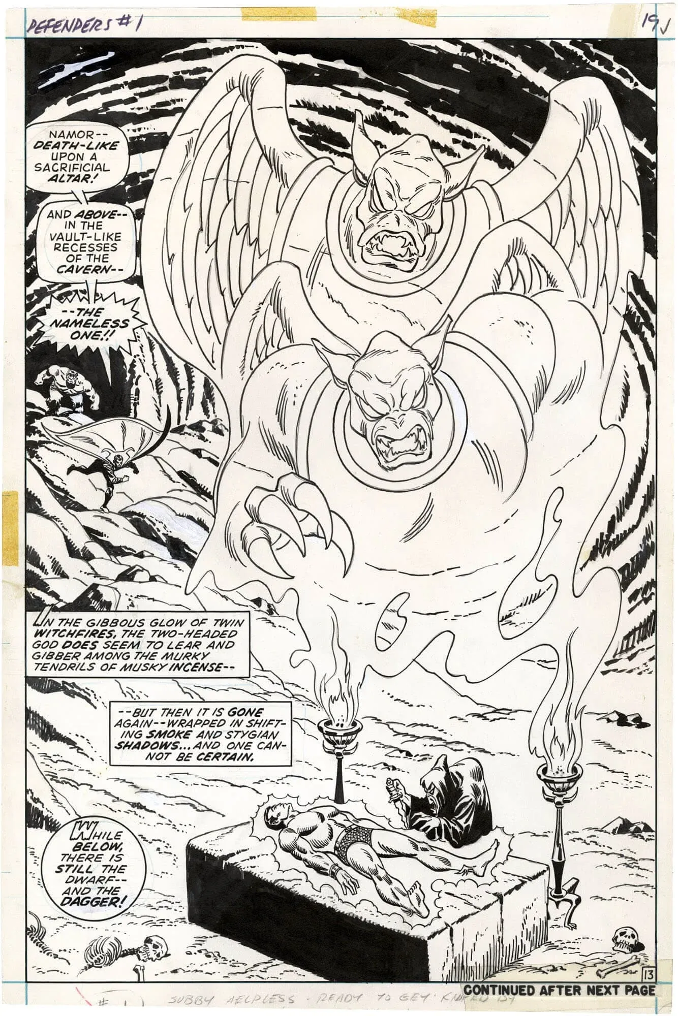 Defenders #1 p13 (Splash) (Historic)