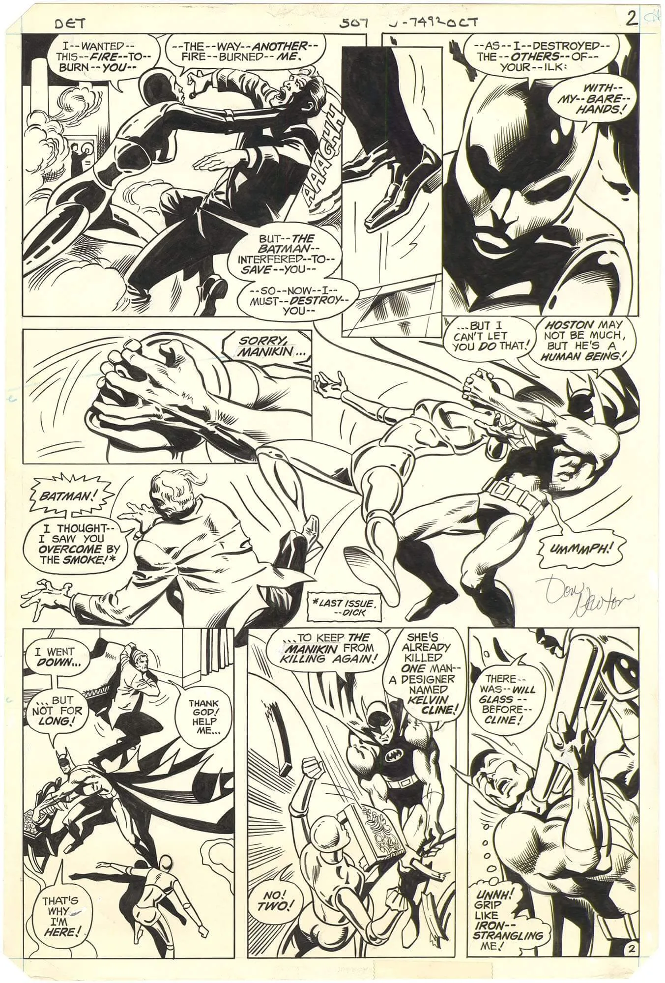 Detective Comics #507 p2 (Signed)