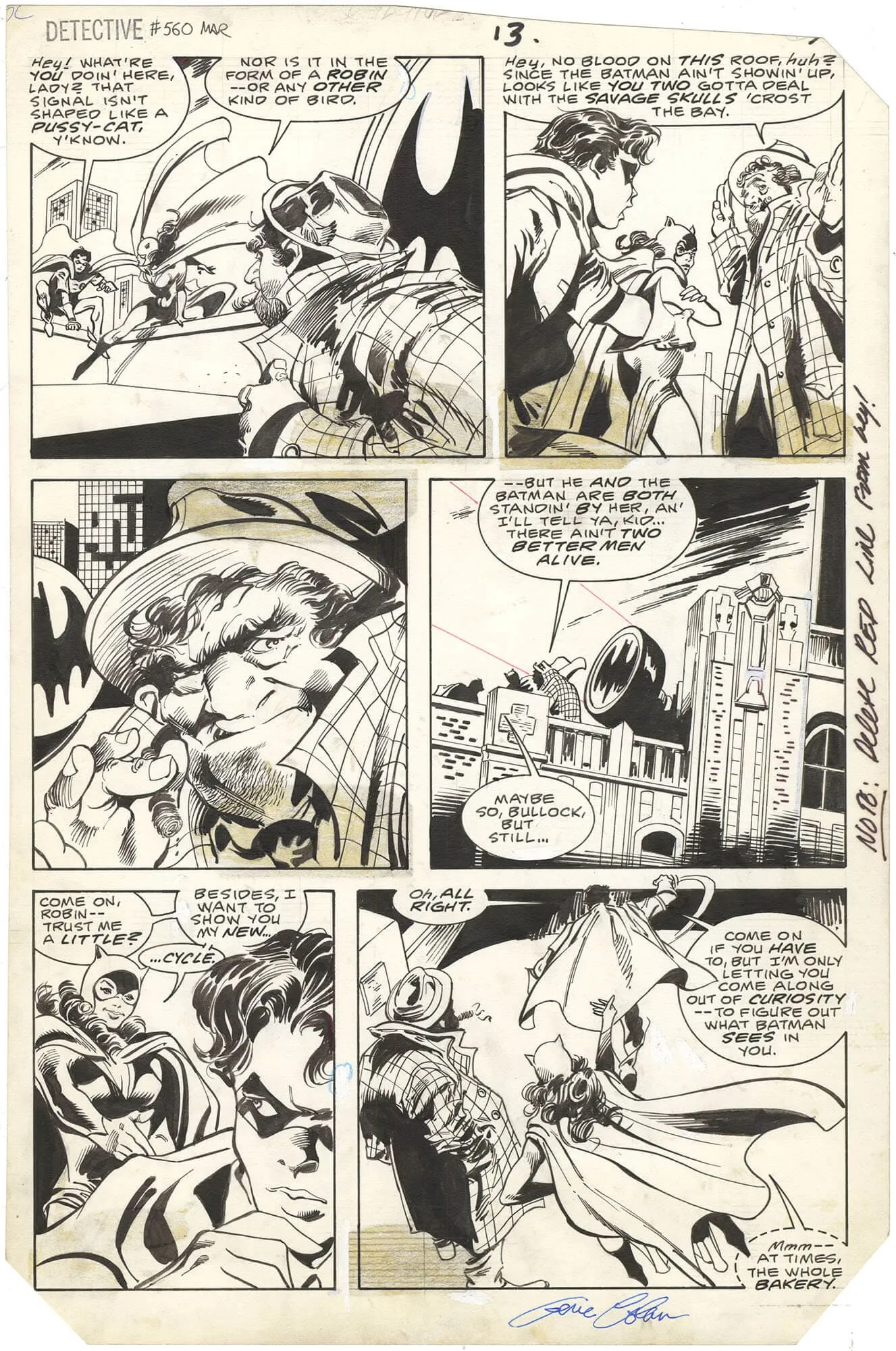 Detective Comics #560 p13 (Catwoman)