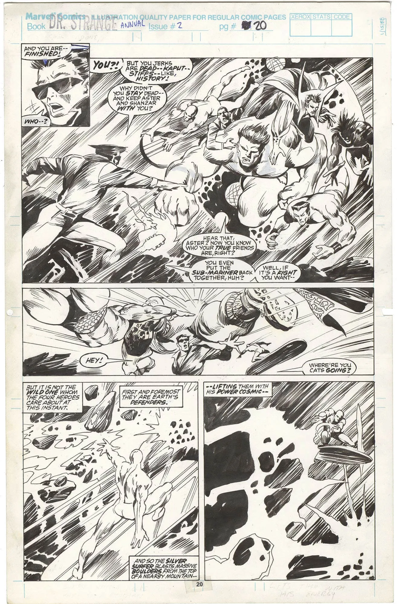 Doctor Strange Annual #2 p20 (Silver Surfer)