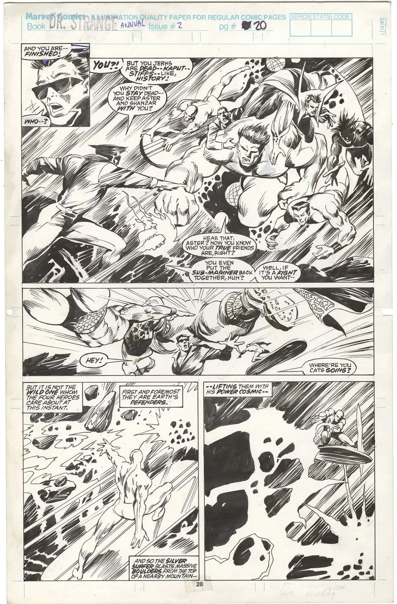 Doctor Strange Annual #2 p20 (Silver Surfer)