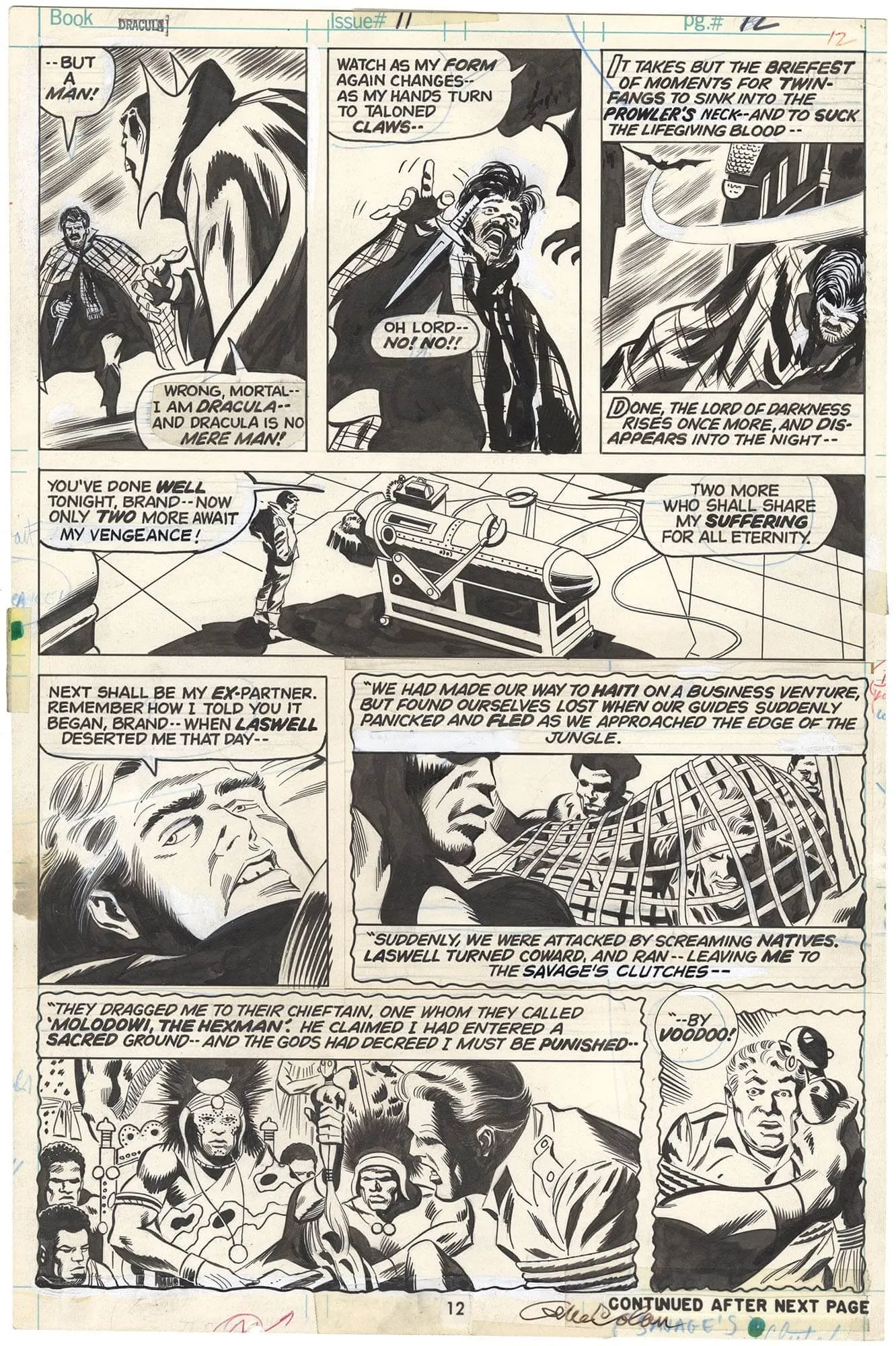 Tomb of Dracula #11 p12