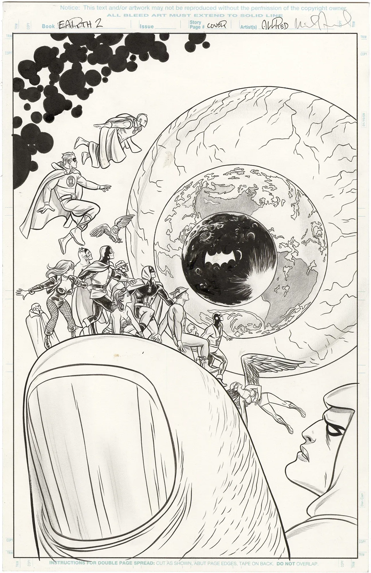 Earth 2 (Variant) #23 Cover