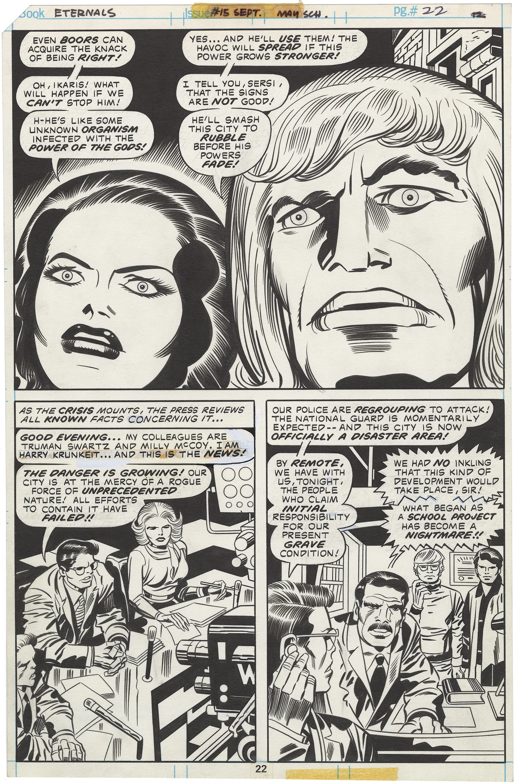 Eternals #15 p22 (Half Splash)