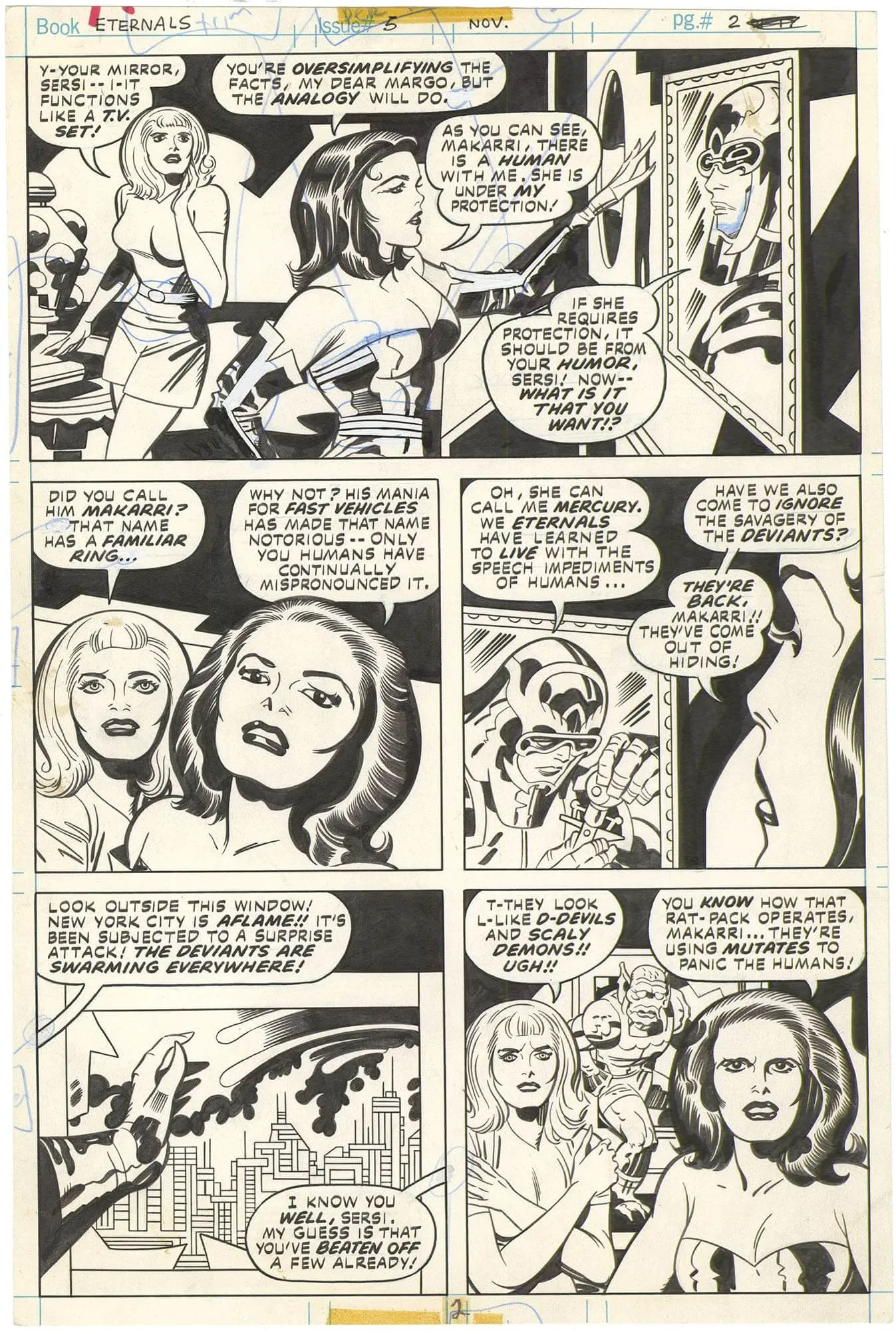 Eternals #5 p2 (First Appearance Makkari)