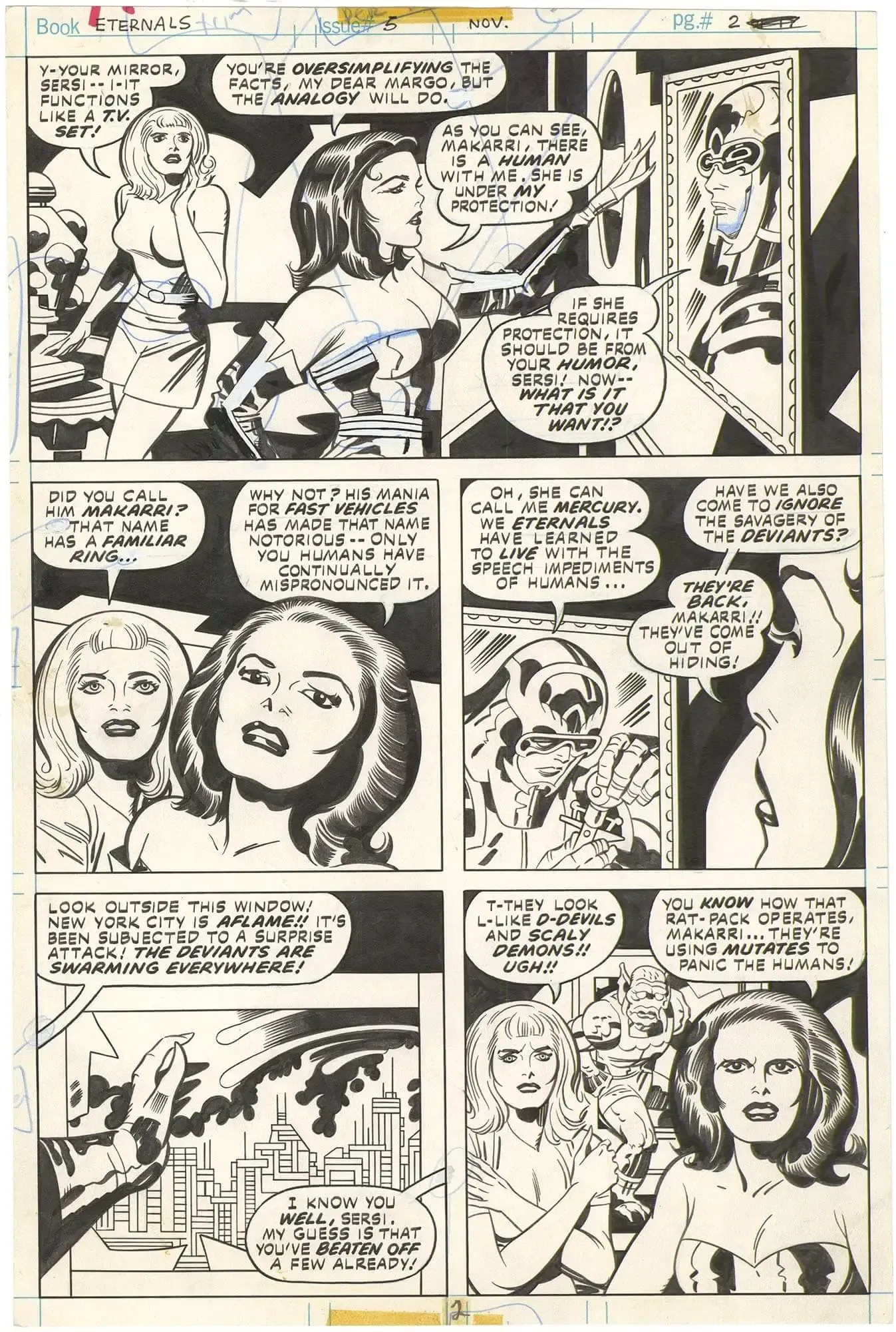 Eternals #5 p2 (First Appearance Makkari)