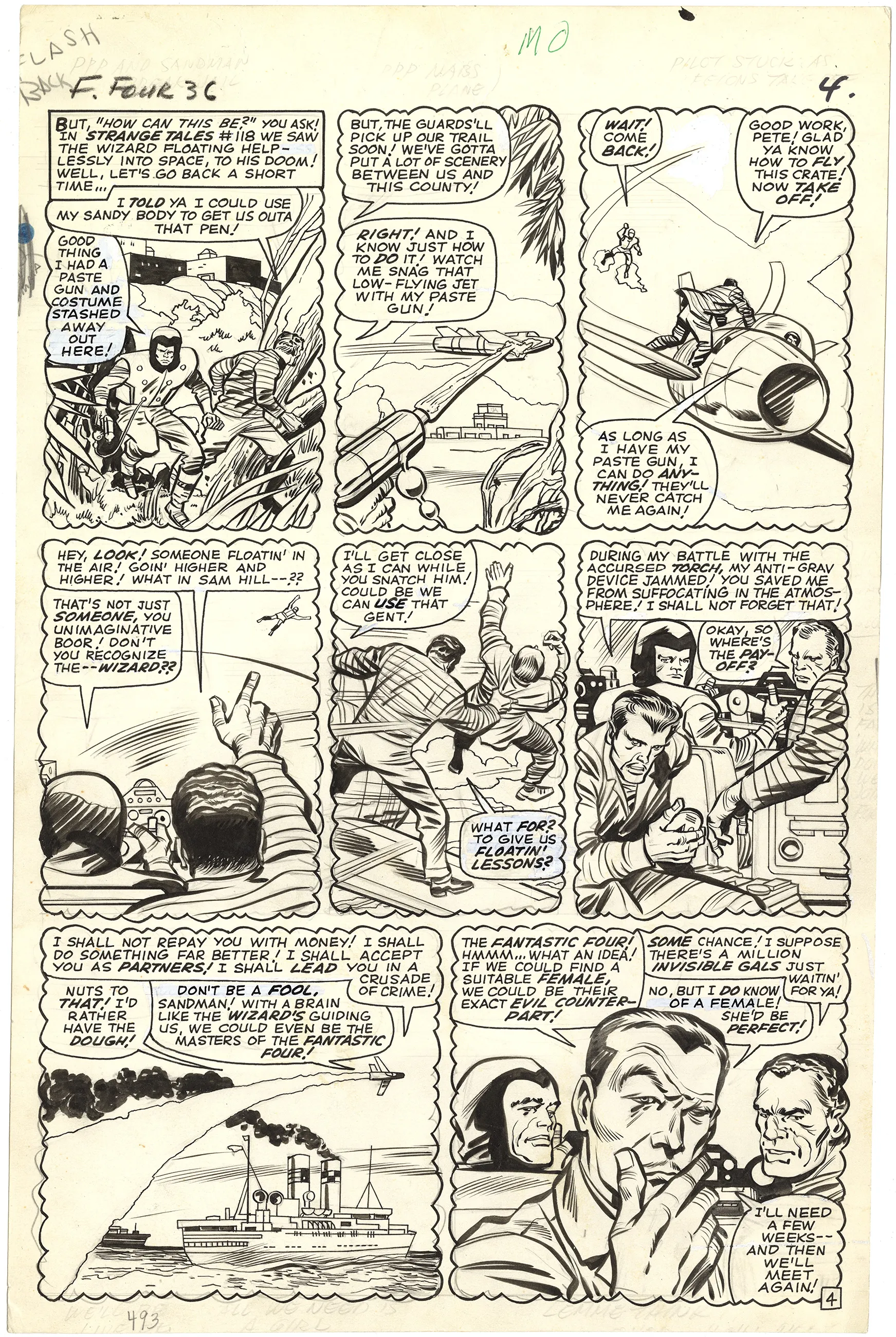 Fantastic Four #36 p4 (1st Frightful Four)