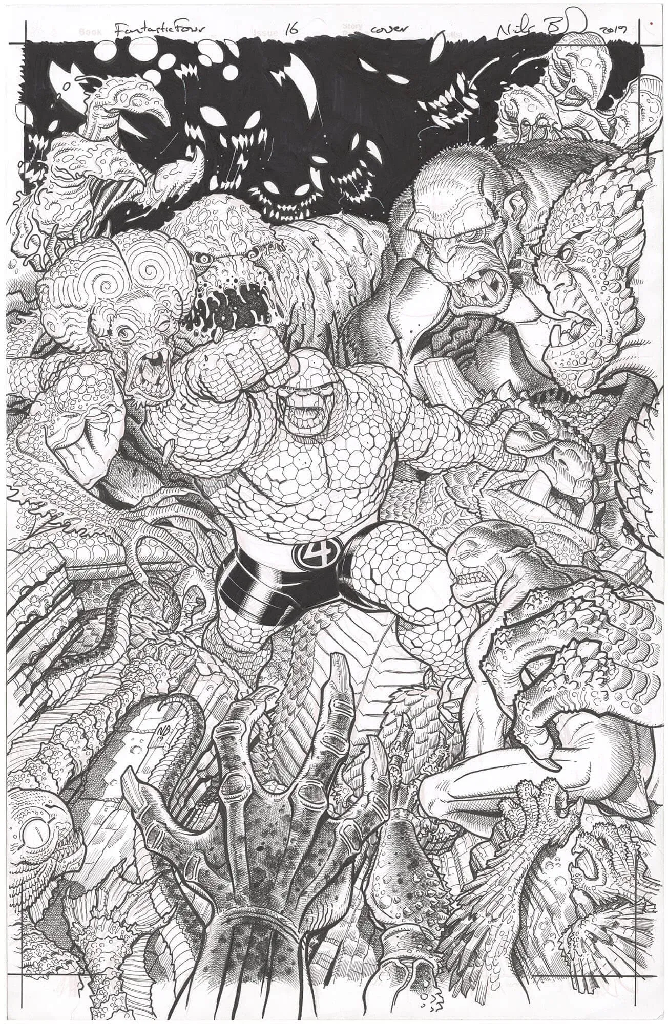 Fantastic Four #16 Cover (Signed)