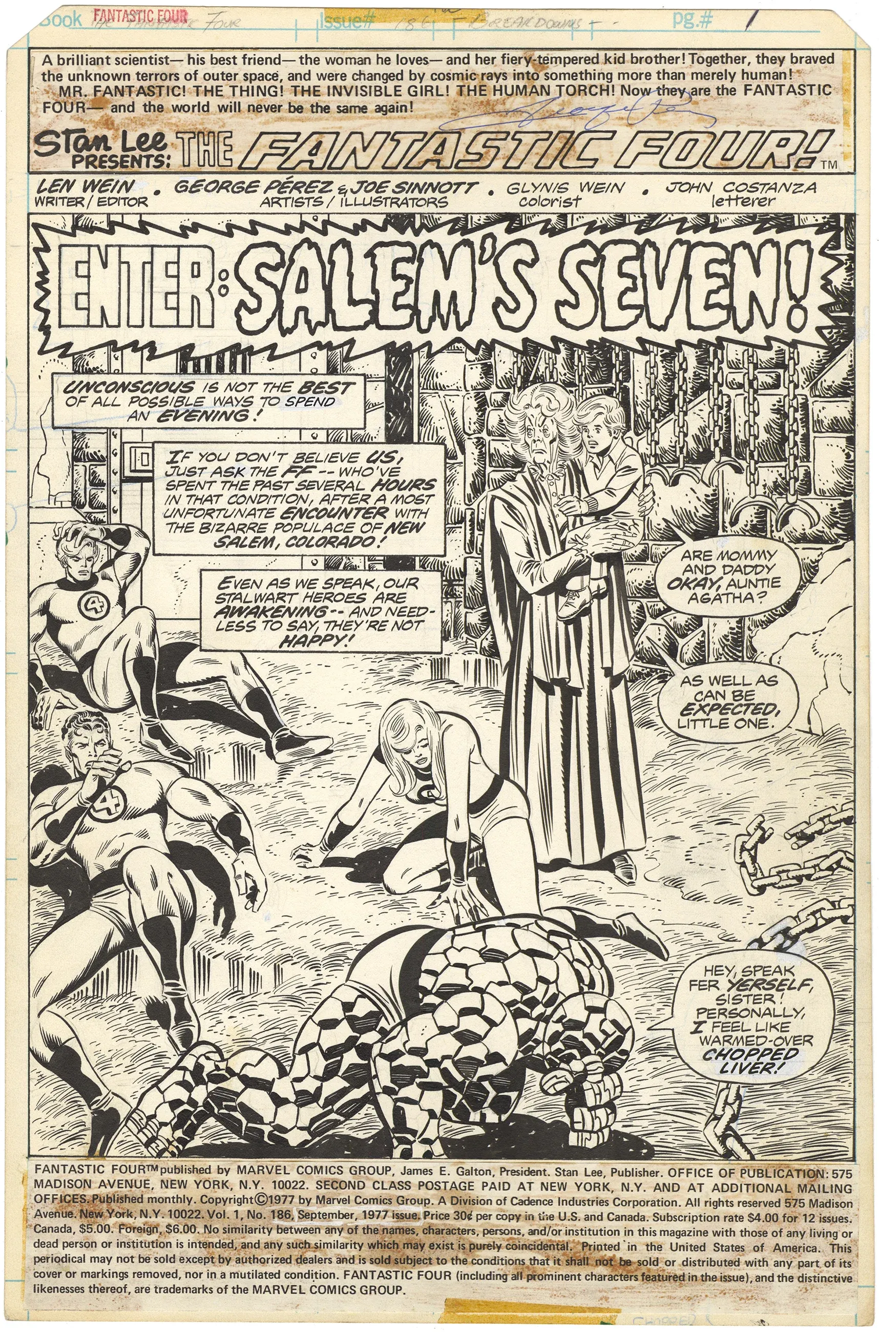 Fantastic Four #186 p1