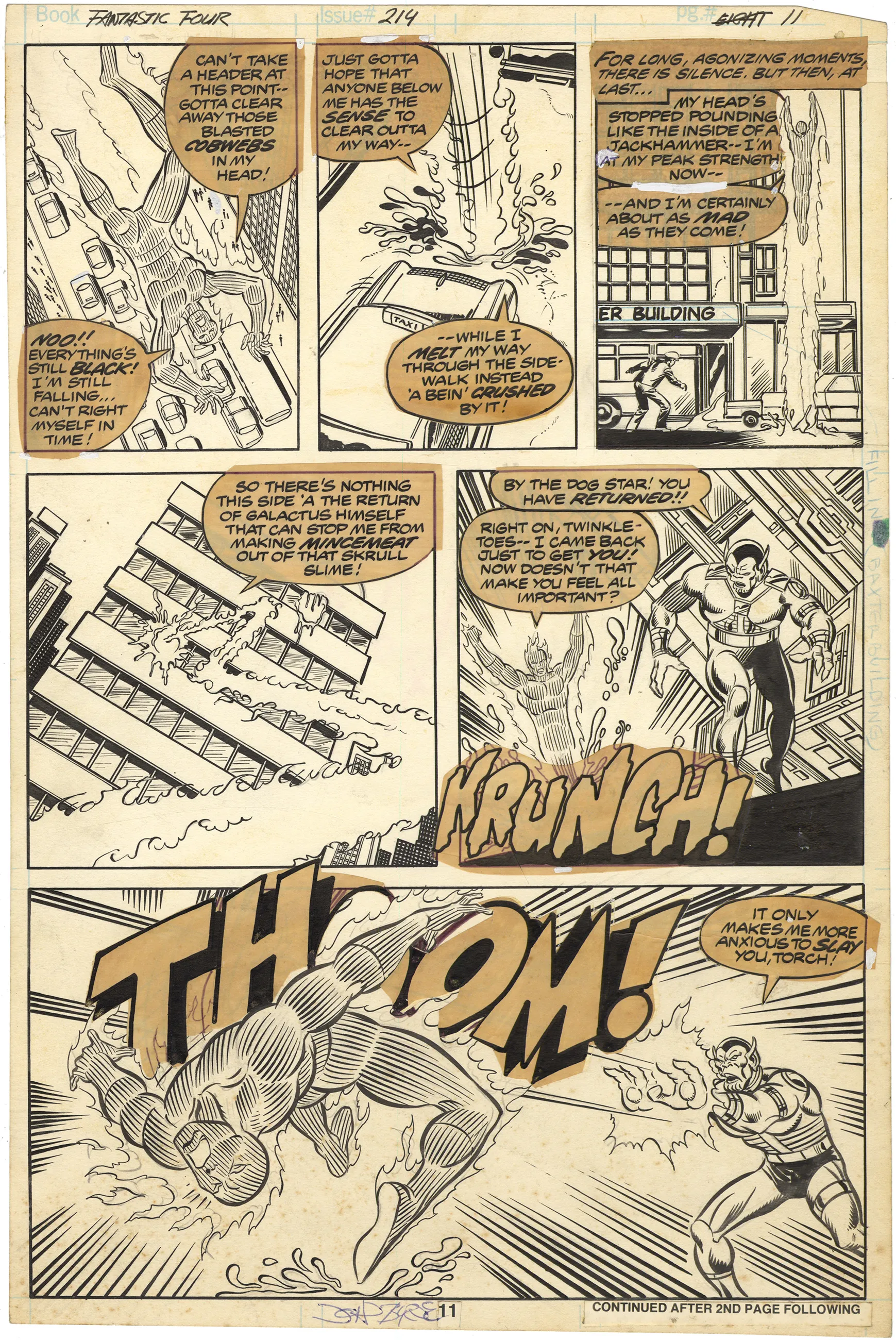 Fantastic Four #214 p11 (Signed)