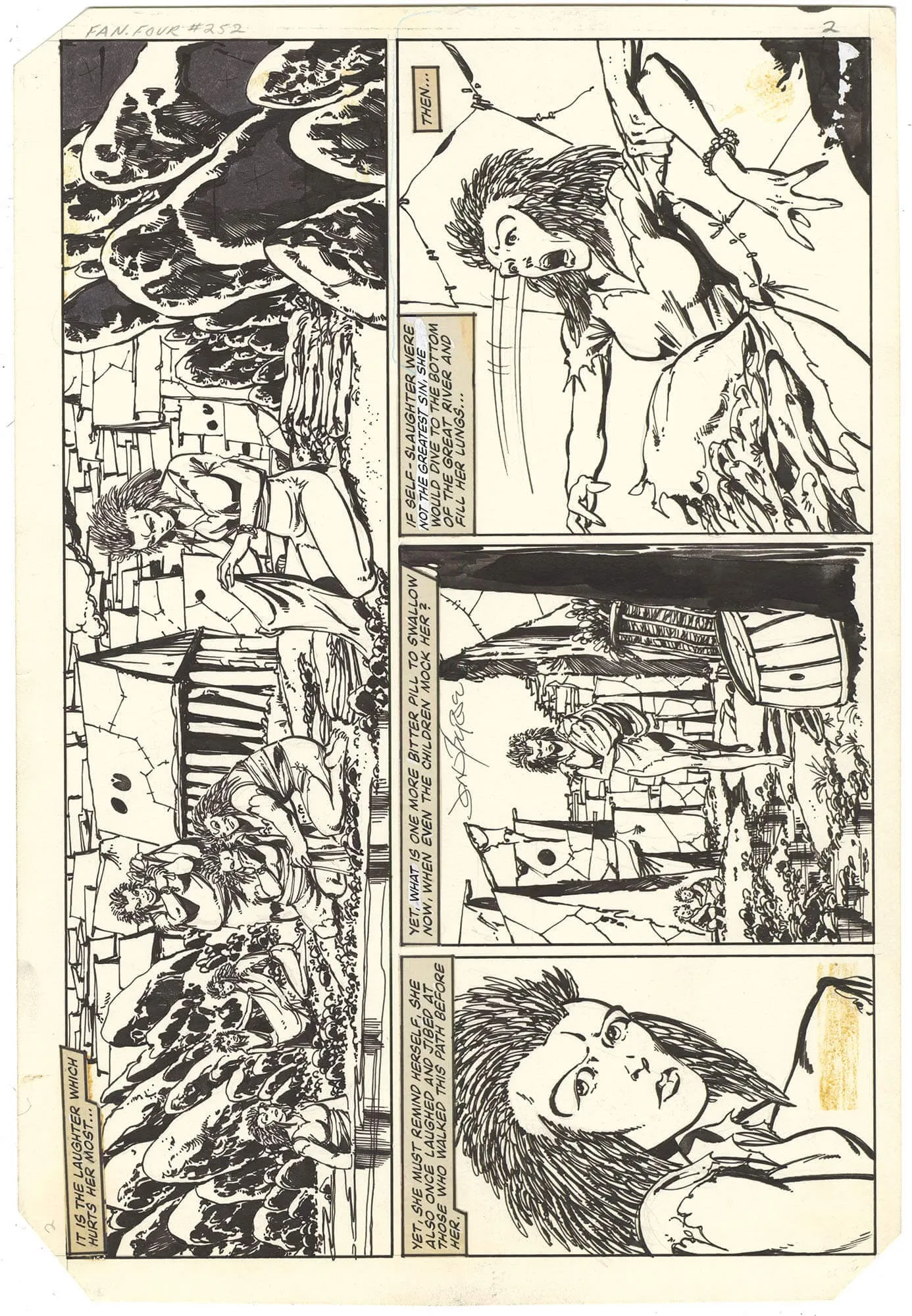 Fantastic Four #252 p2 (Signed)