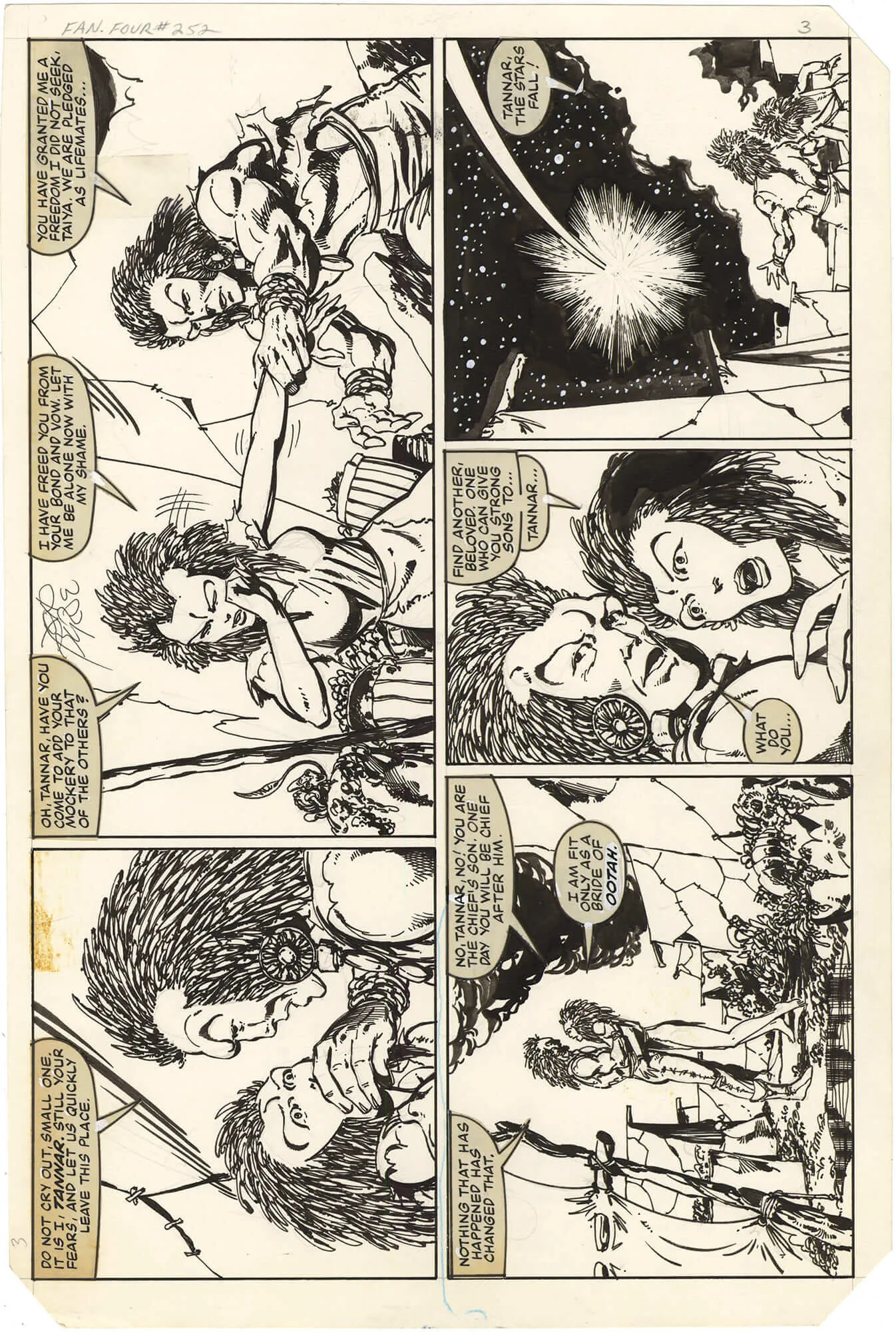 Fantastic Four #252 p3 (Signed)