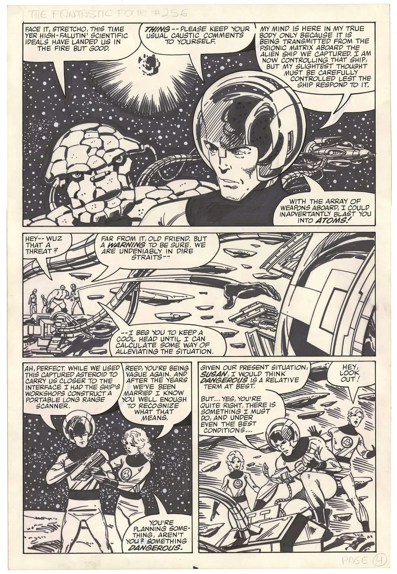 Fantastic Four #256 p4 (Large Art)