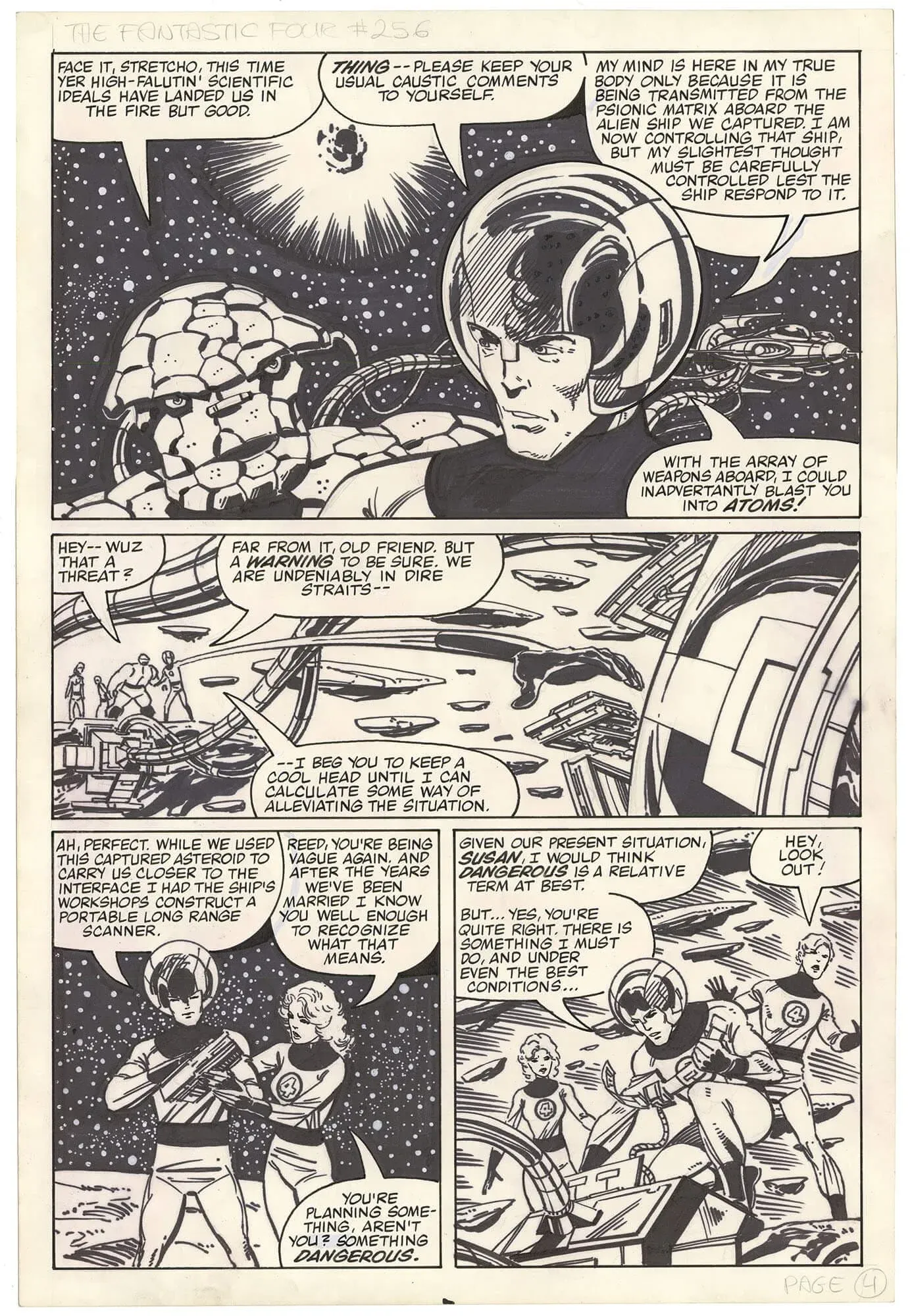 Fantastic Four #256 p4 (Large Art)