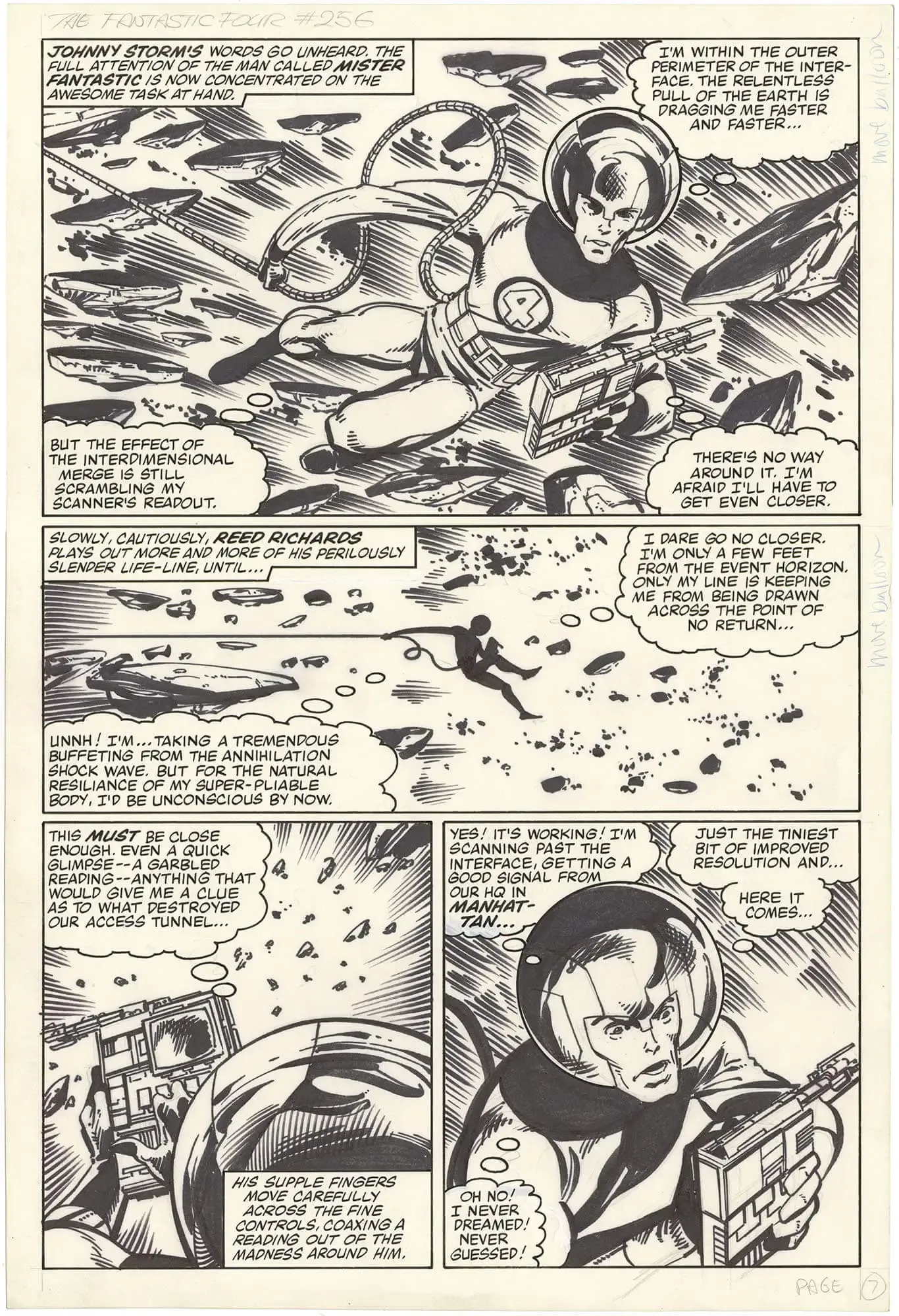Fantastic Four #256 p7 (Large Art)