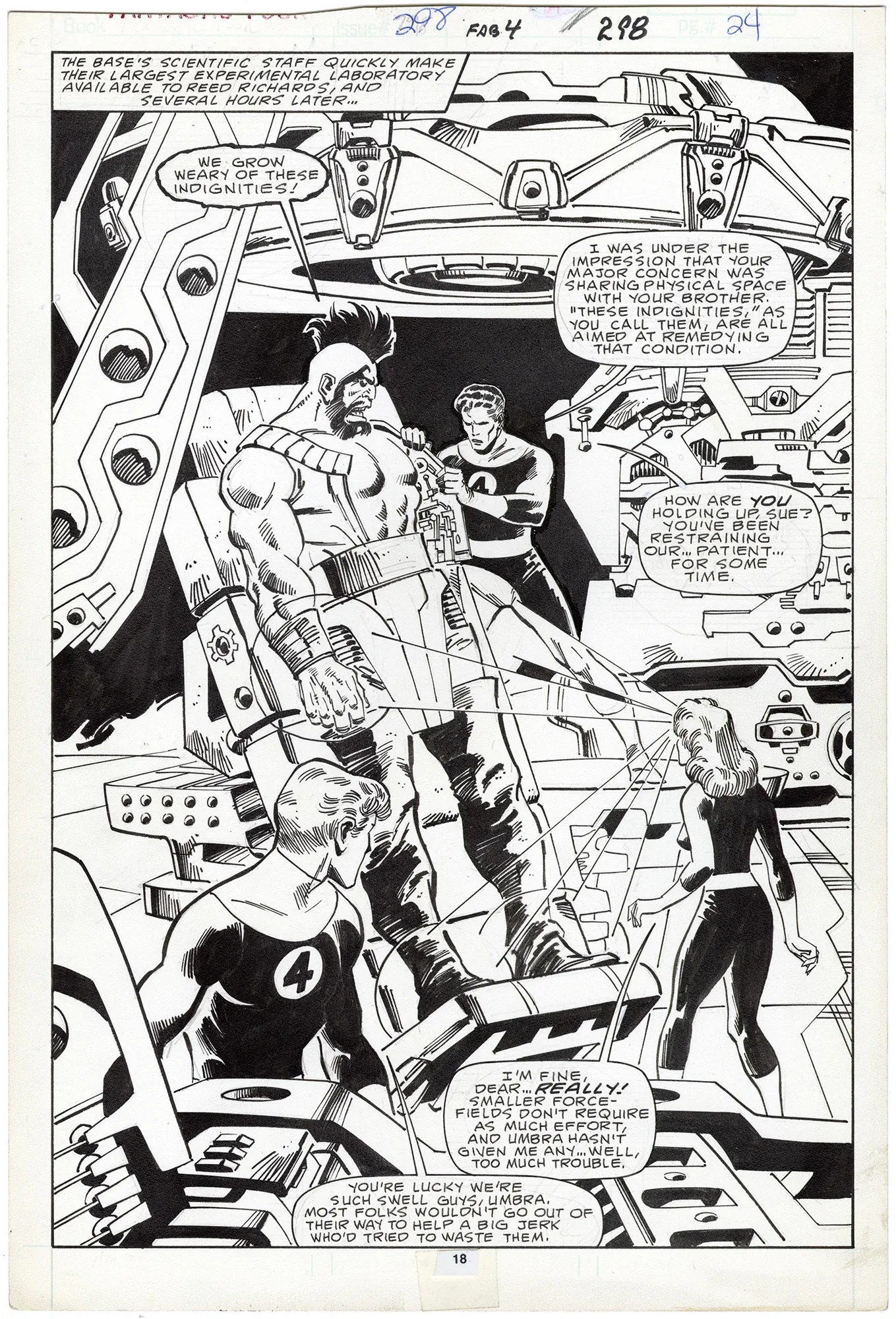 Fantastic Four #298 p18 (Splash)