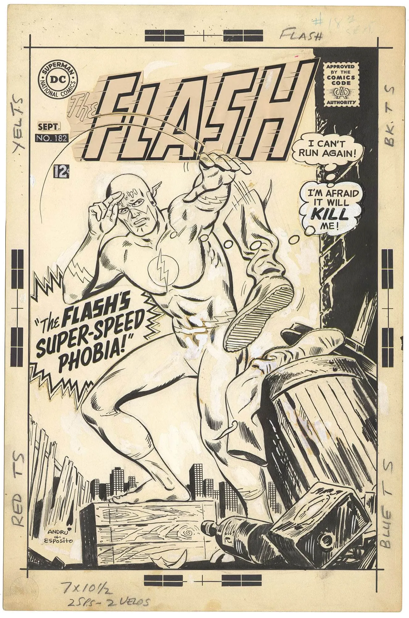 Flash #182 Cover