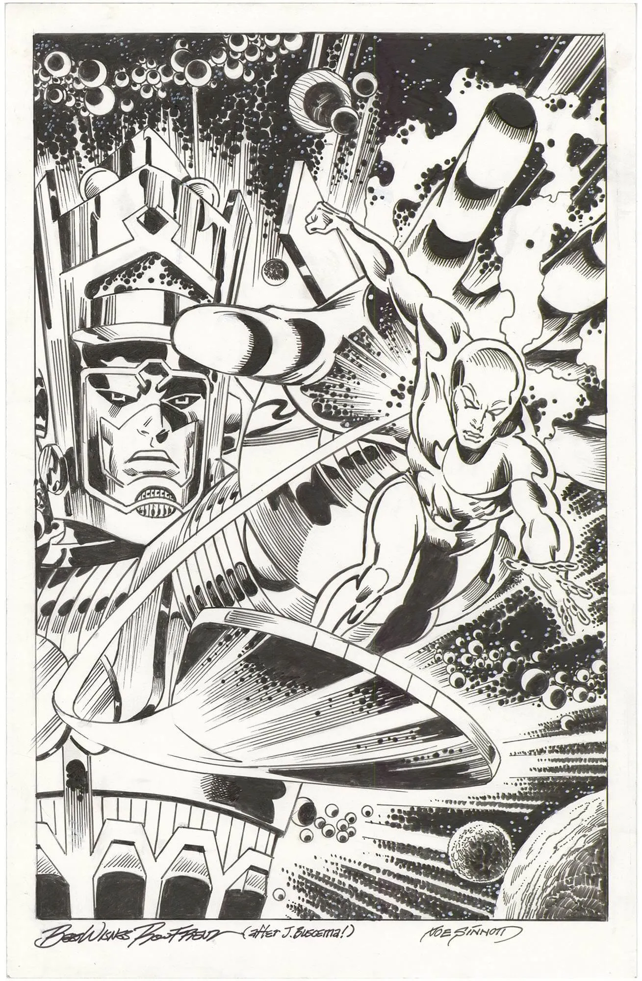 Frenz Galactus Silver Surfer Commission