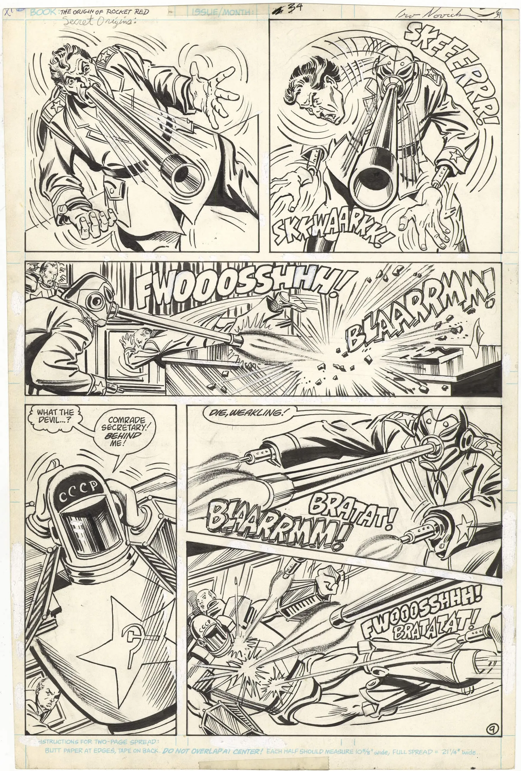 Secrets Origins #34 p9 (Signed)