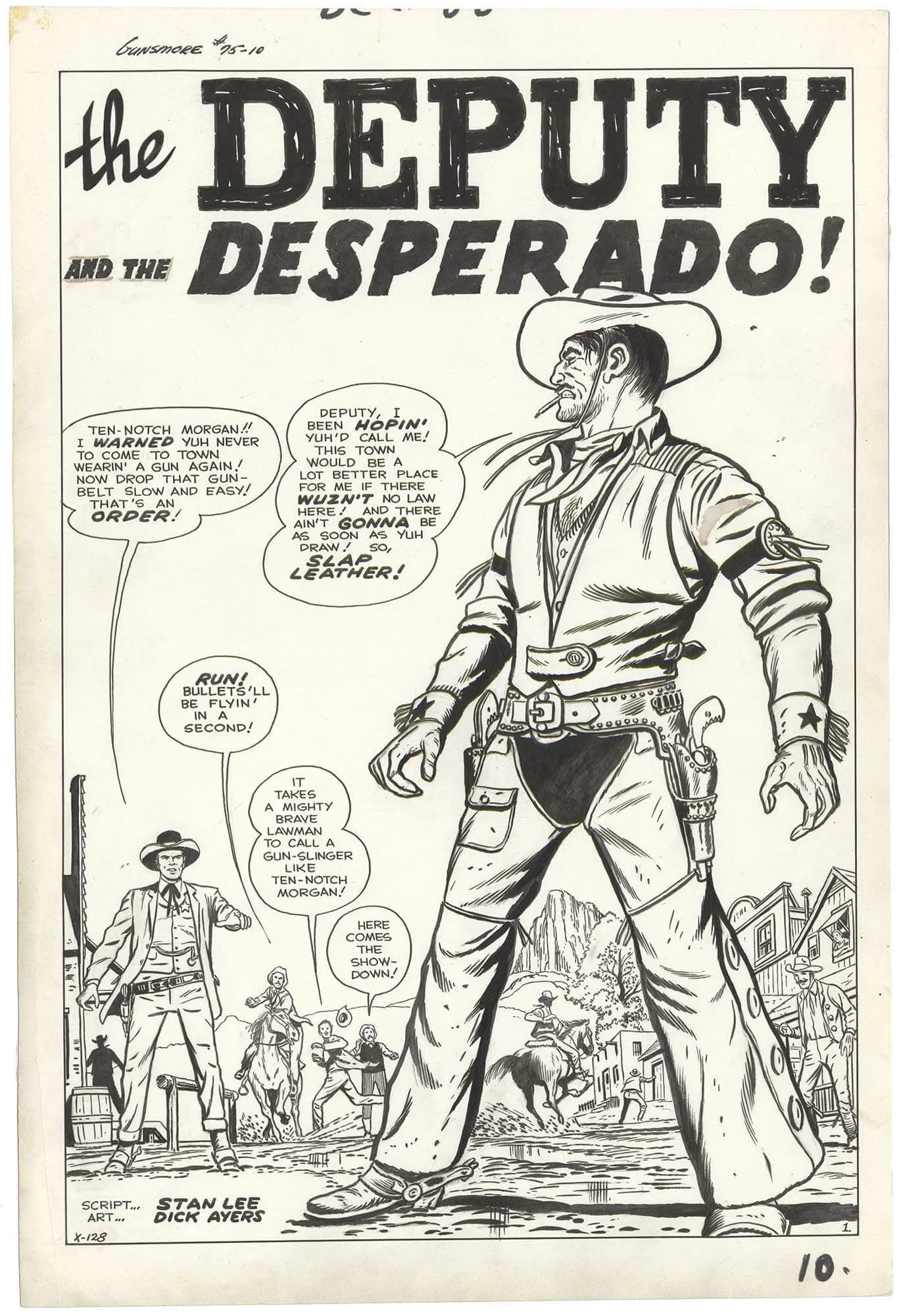 Gunsmoke #75 p10 (Splash) (Large Art)