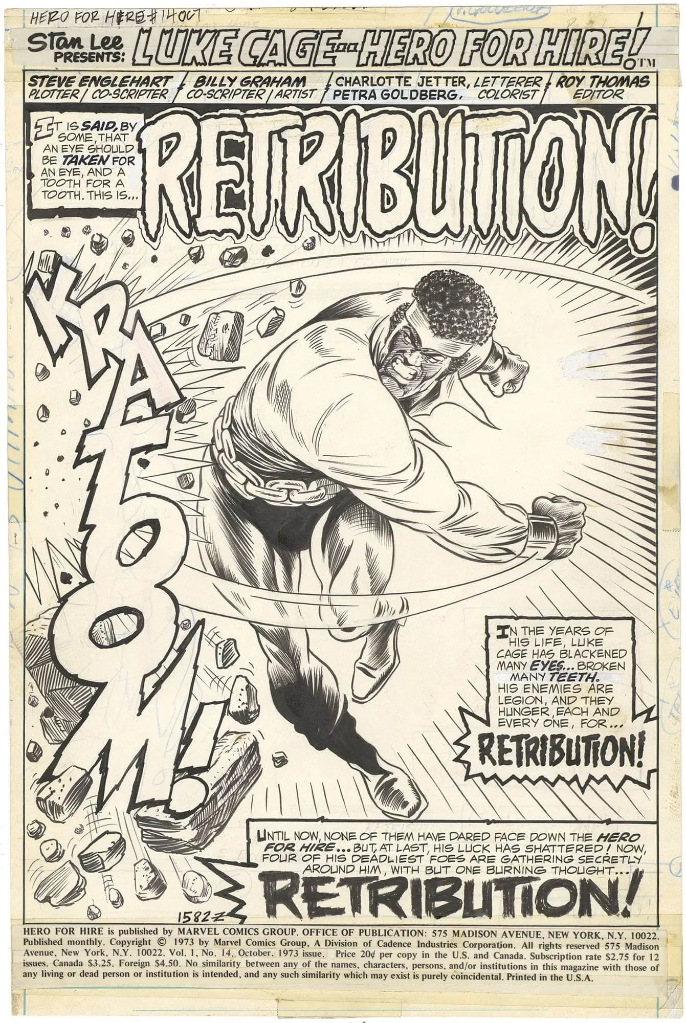 Hero For Hire #14 p1 (Splash)