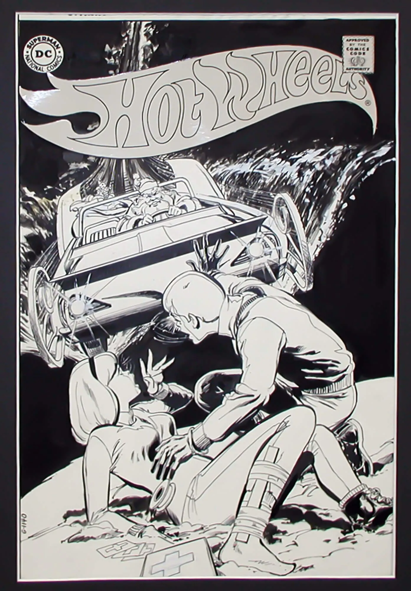 Hot Wheels #6 Cover (Bad Santa)