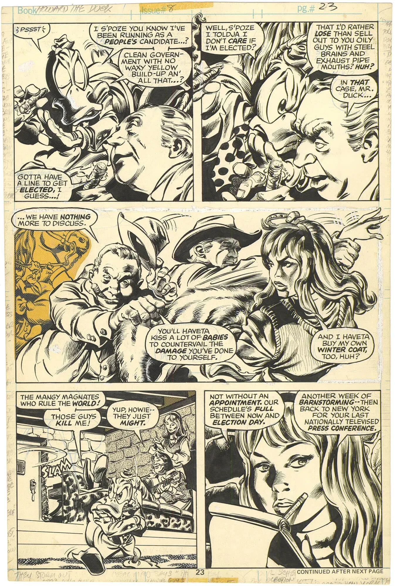 Howard the Duck #8 p23 (The People’s Candidate)