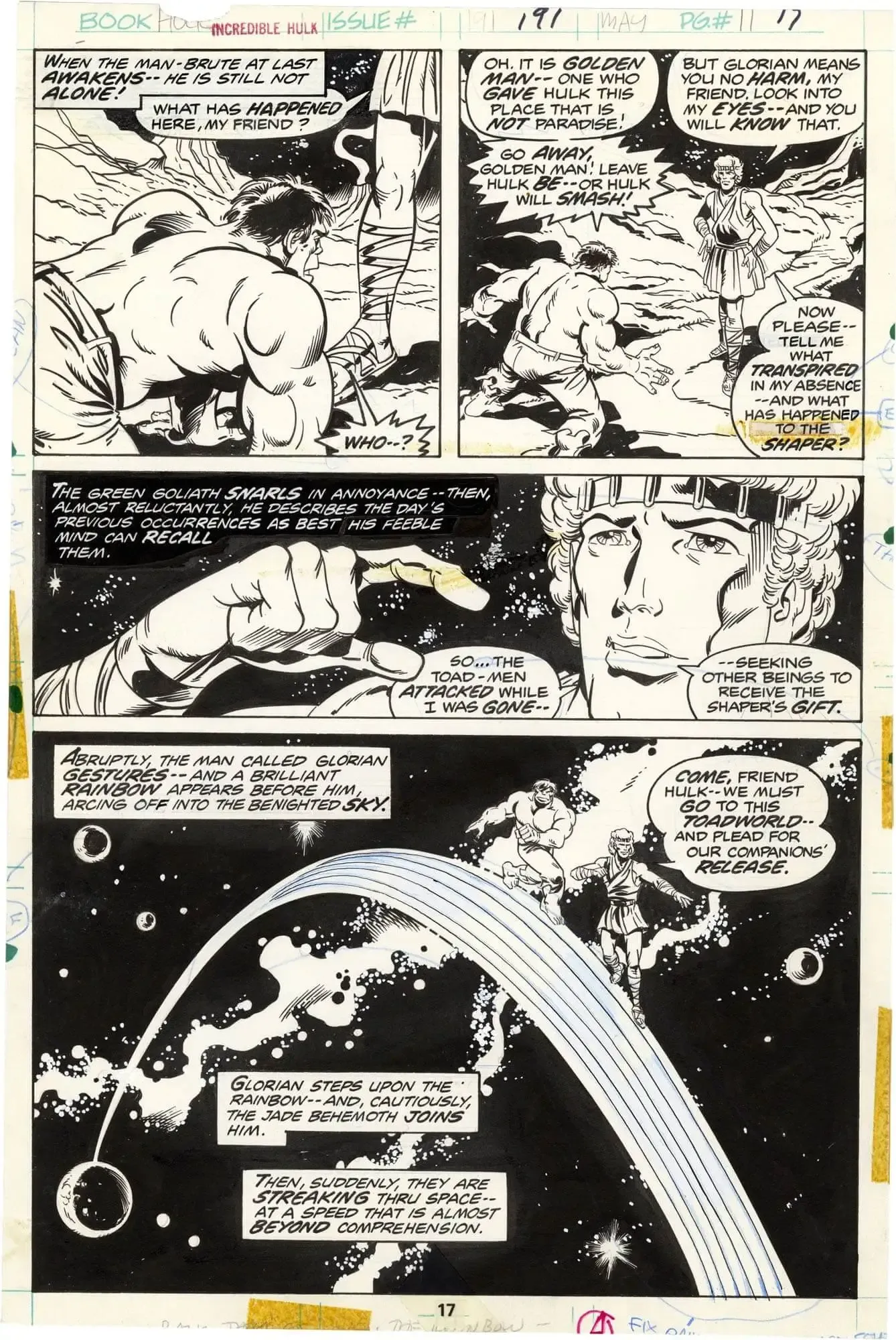 Incredible Hulk #191 p17 (Half Splash)