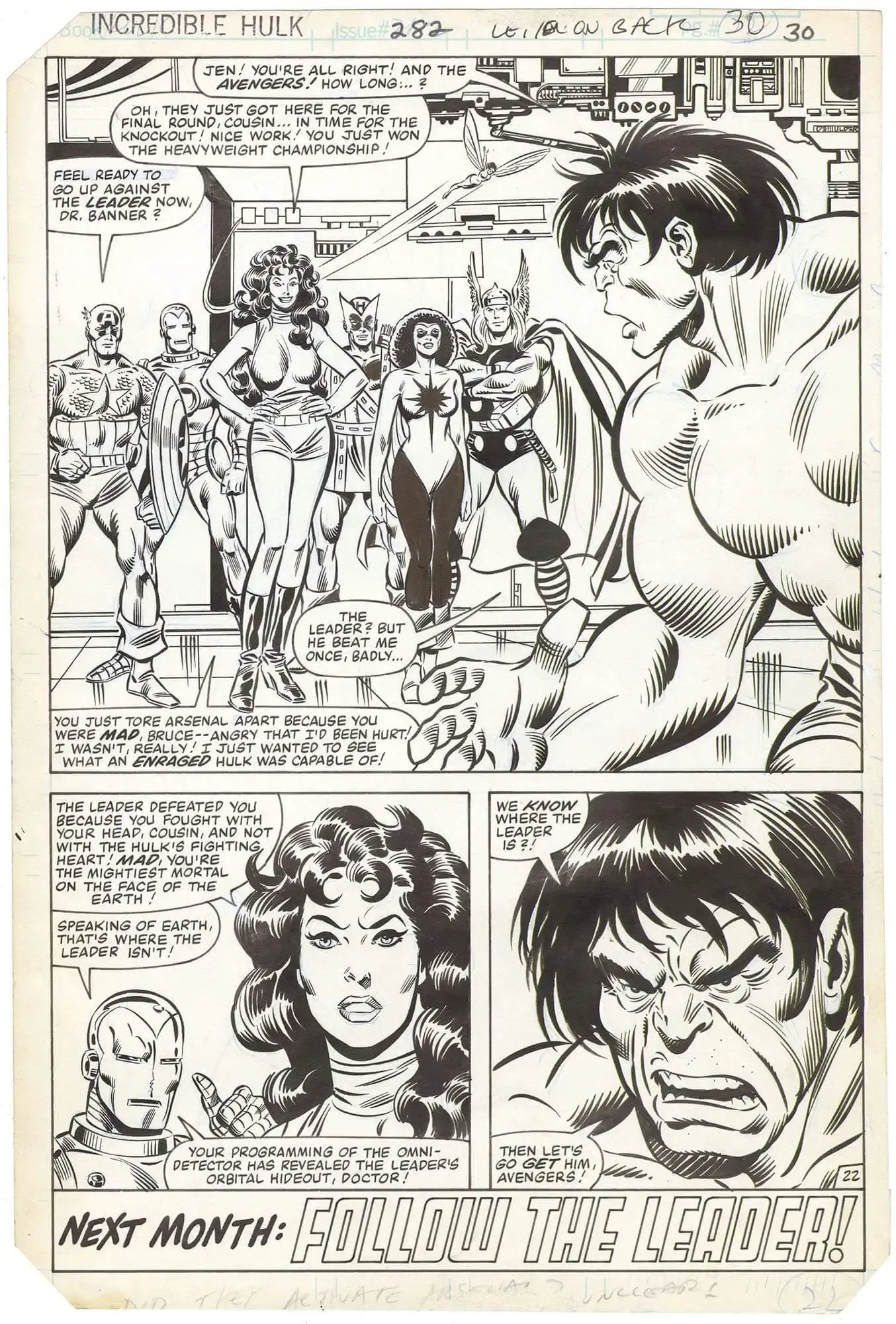 Incredible Hulk #282 p22 (⅔ Splash)