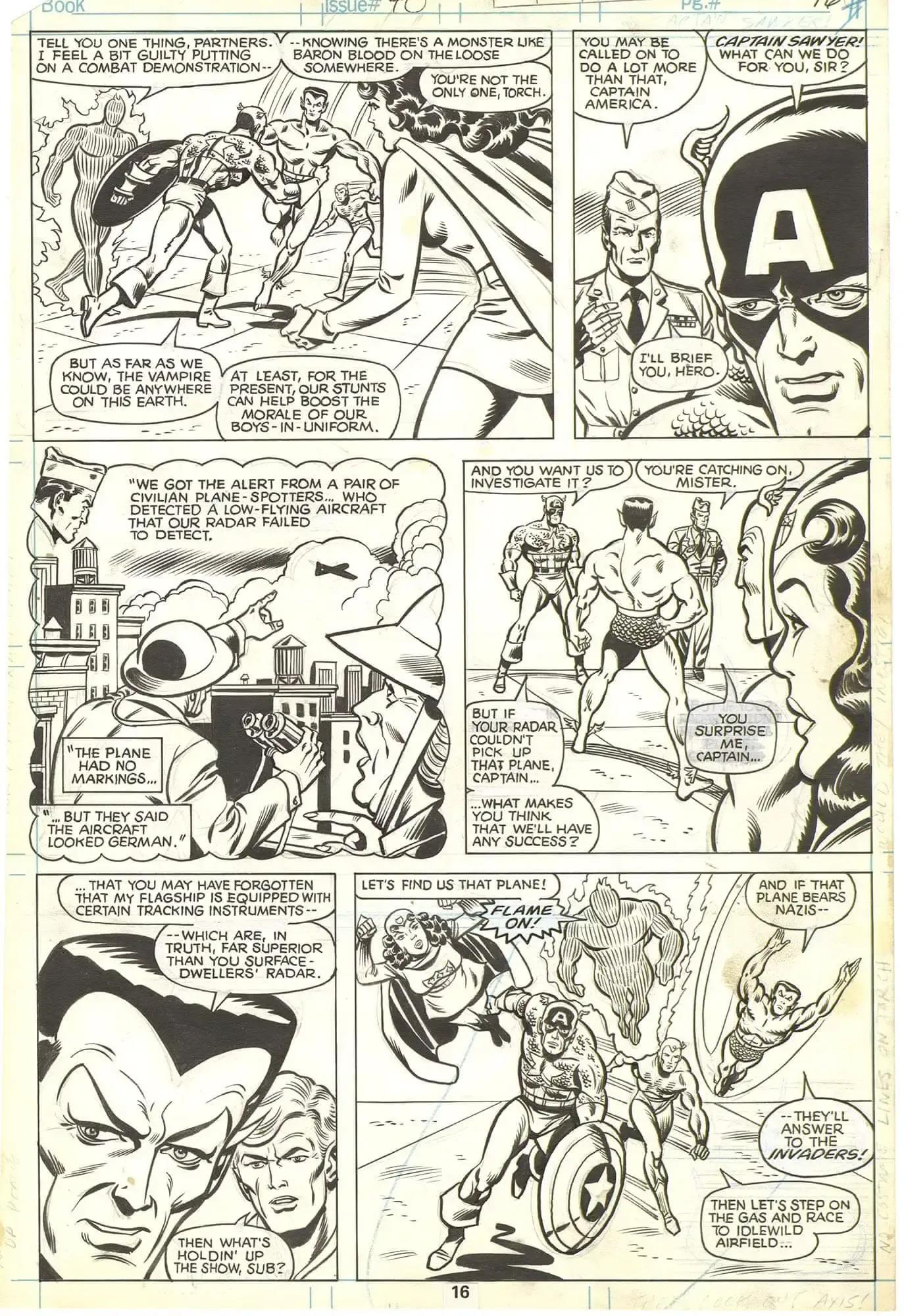 Invaders #40 p16 (Great Last Panel)