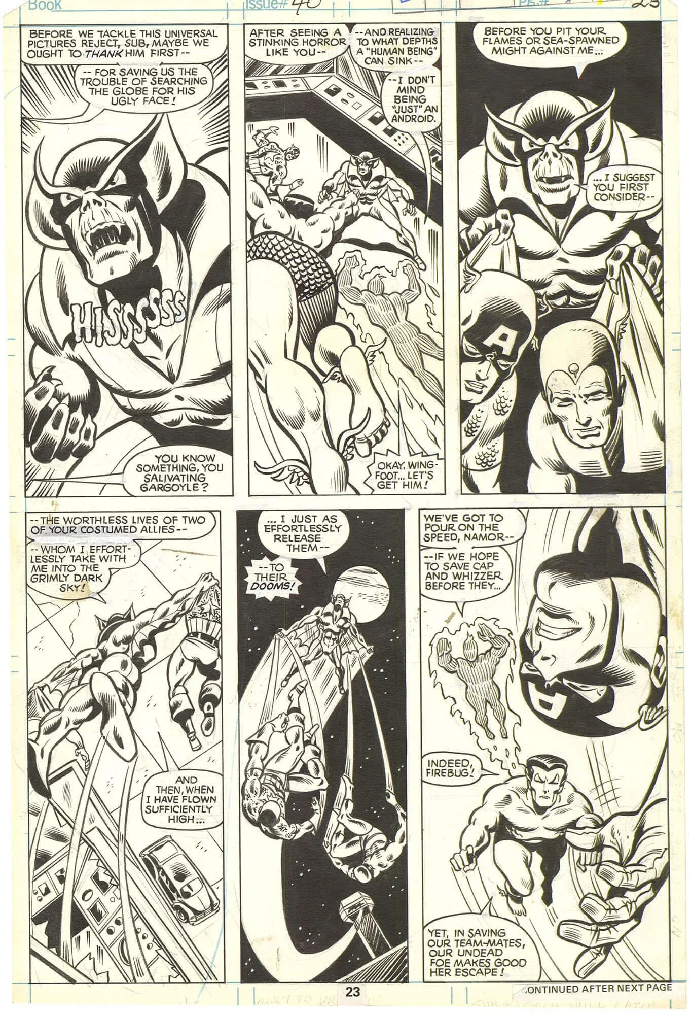 Invaders #40 p23 (Baron Blood)