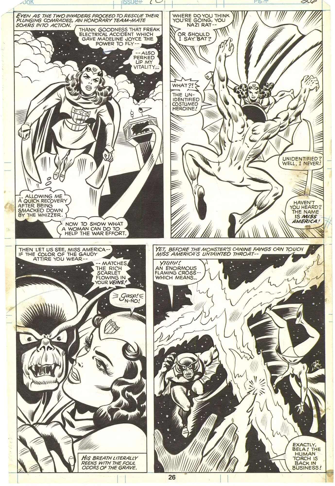 Invaders #40 p26 (Miss America)