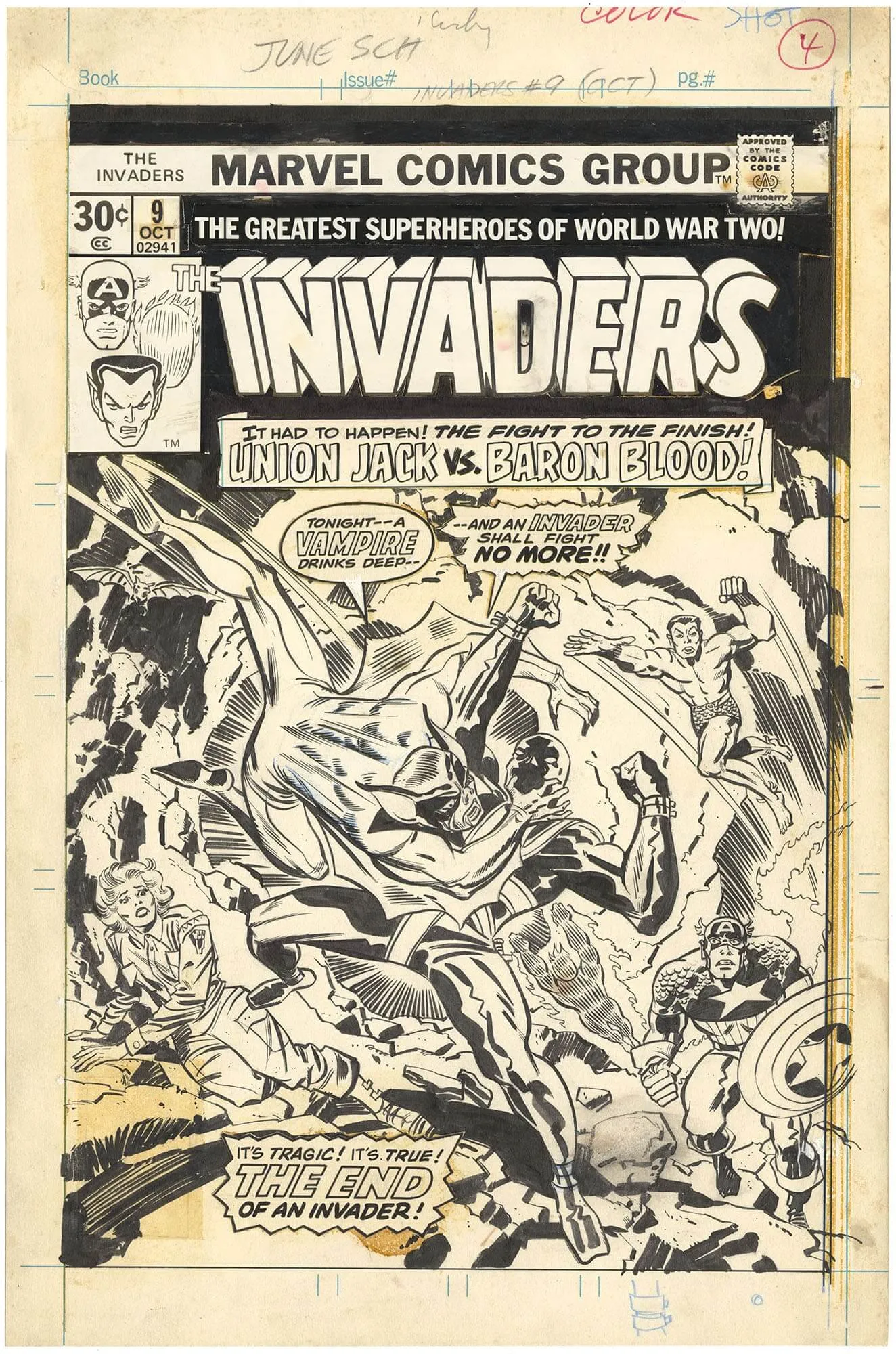 Invaders #9 Cover