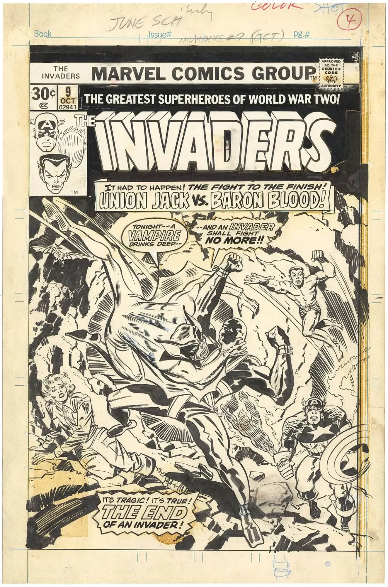 Invaders #9 Cover
