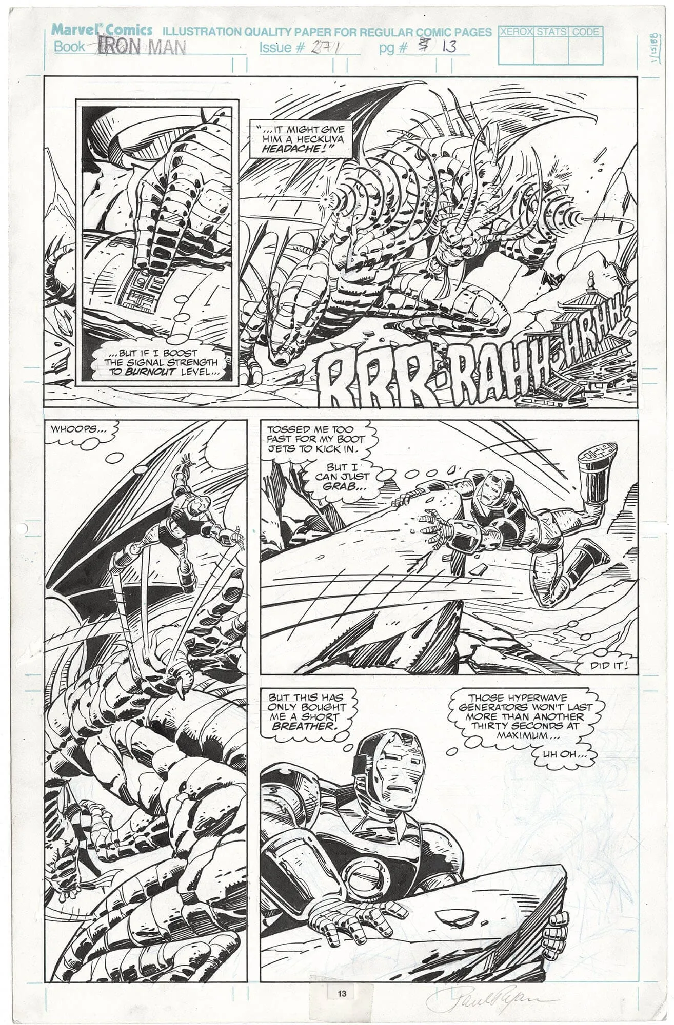 Iron Man #271 p13 (Fin Fang Foom!)