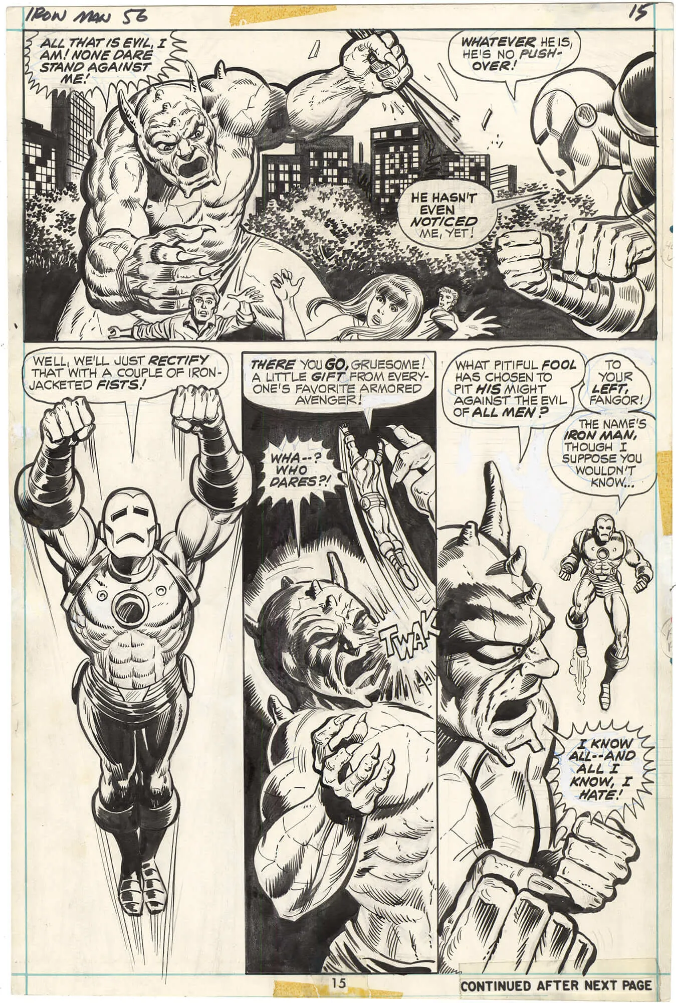 Iron Man #56 p15 (Jim Starlin)