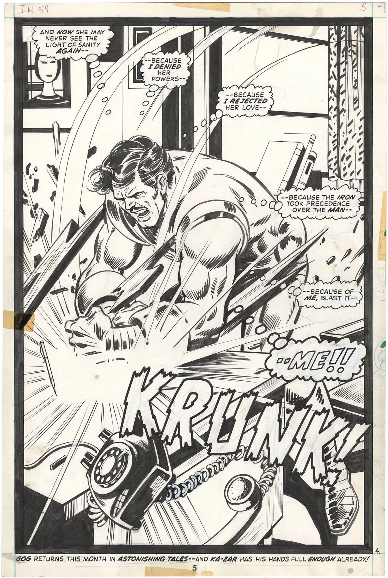 Iron Man #59 p5 (Splash)