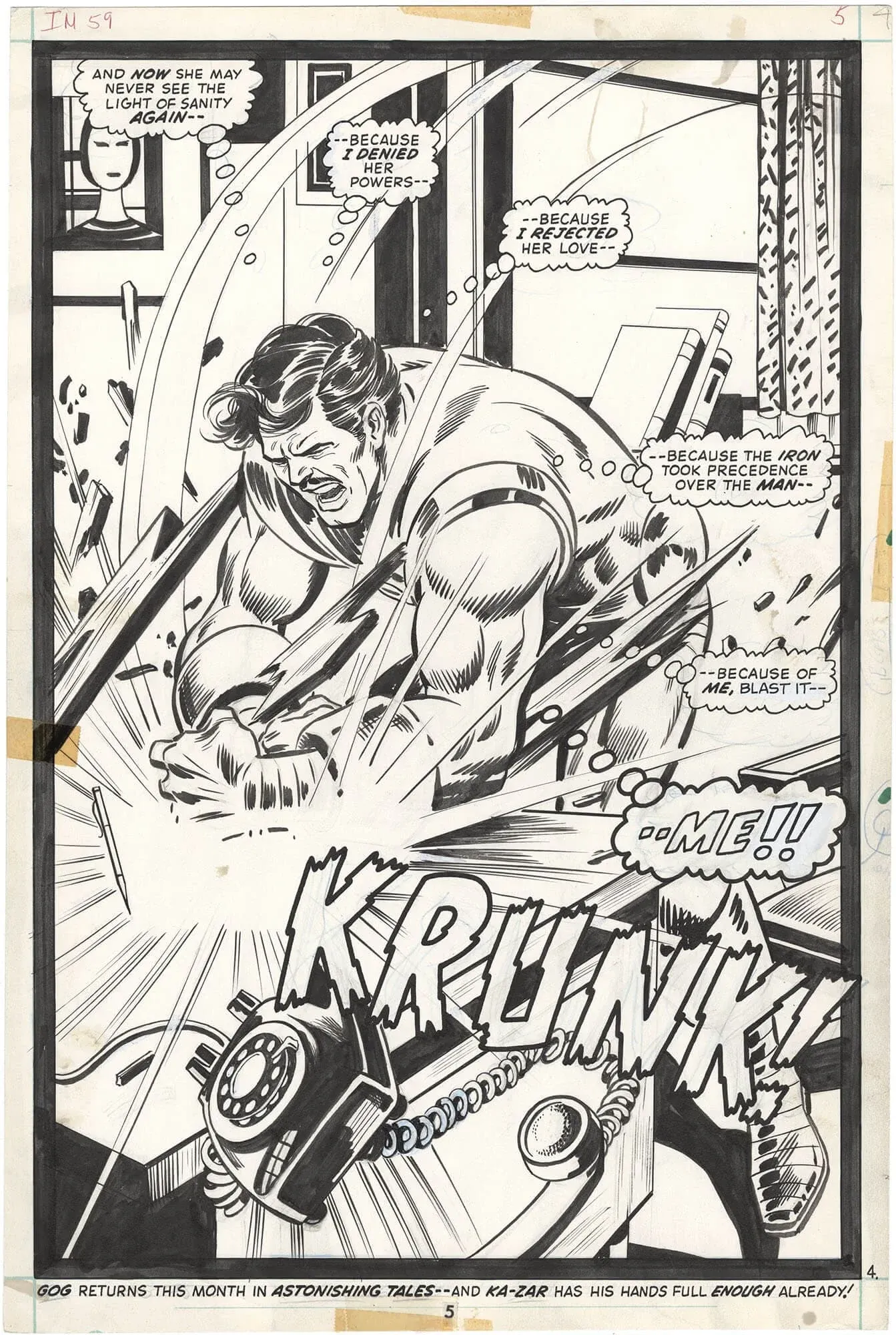 Iron Man #59 p5 (Splash)