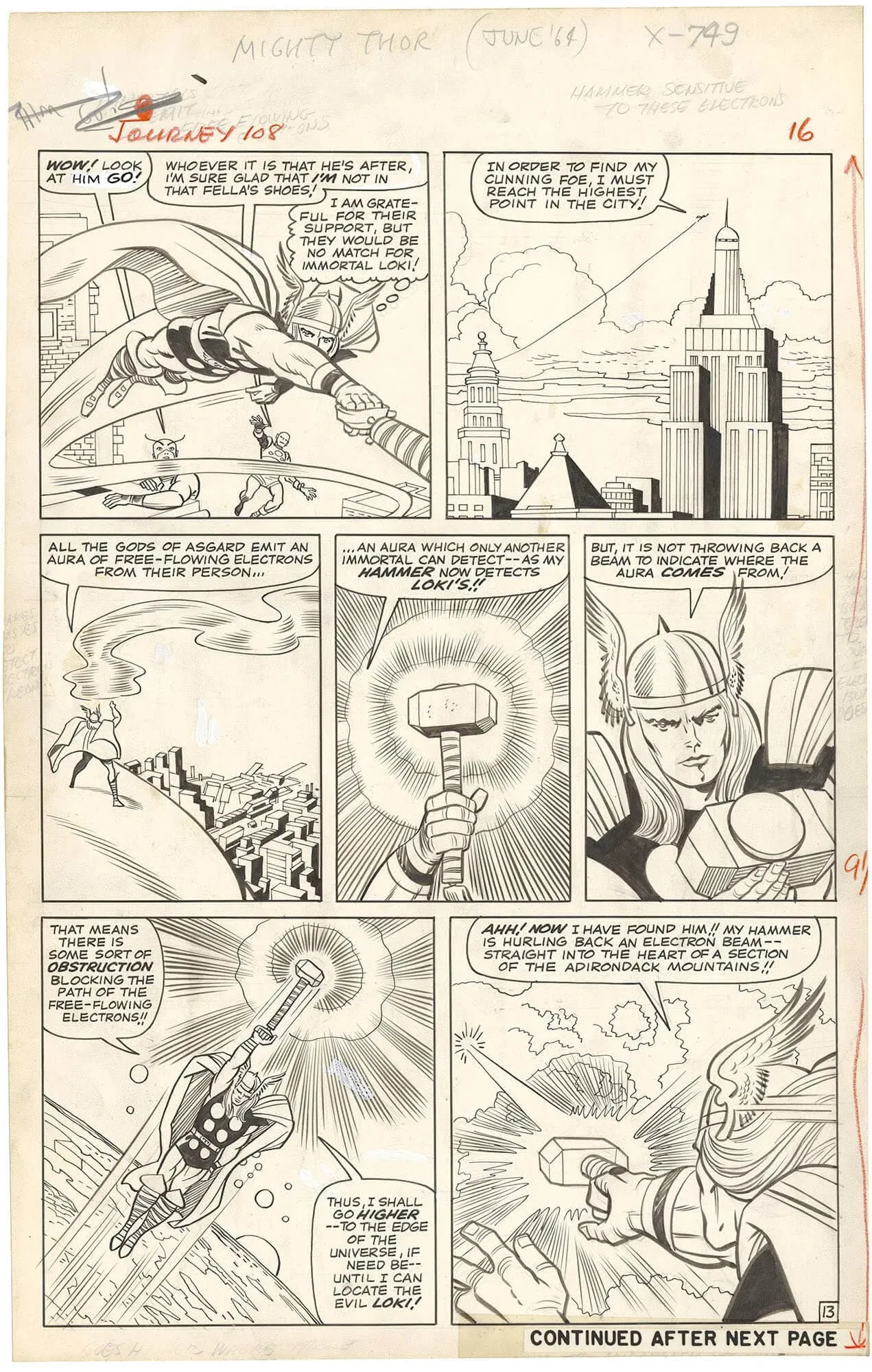 Journey Into Mystery #108 p13 (Large Art)