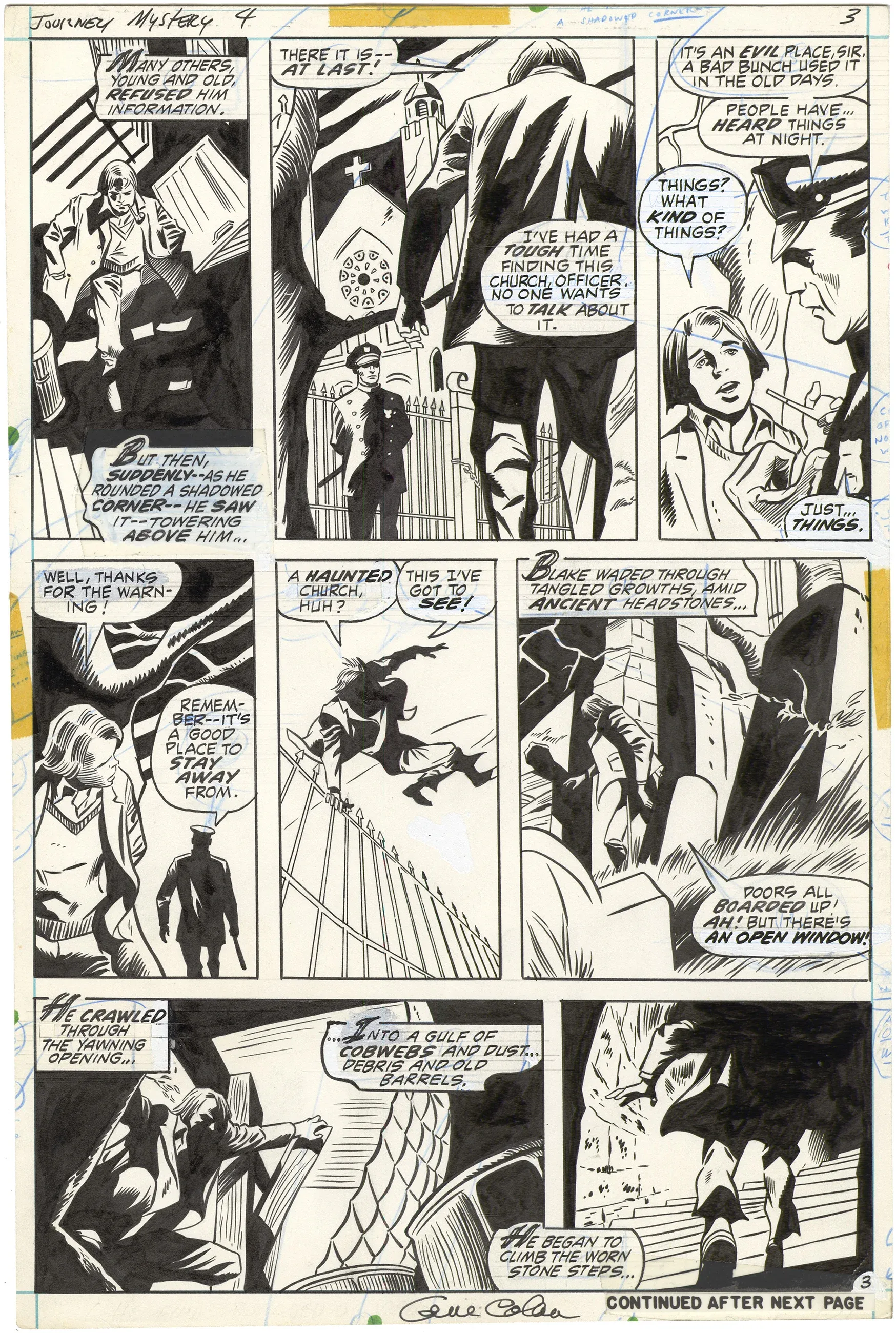 Journey Into Mystery #4 p3 (H.P. Lovecraft Story)