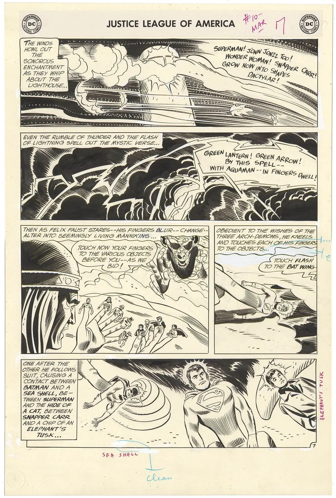 Justice League of America #10 p7 (Cover Scene)(Large Art)