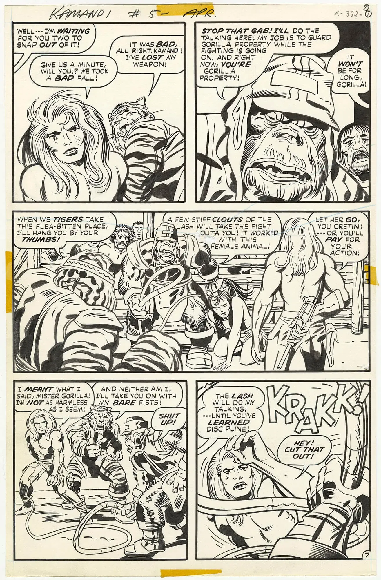 Kamandi #5 p7 (Flower First Appearance)