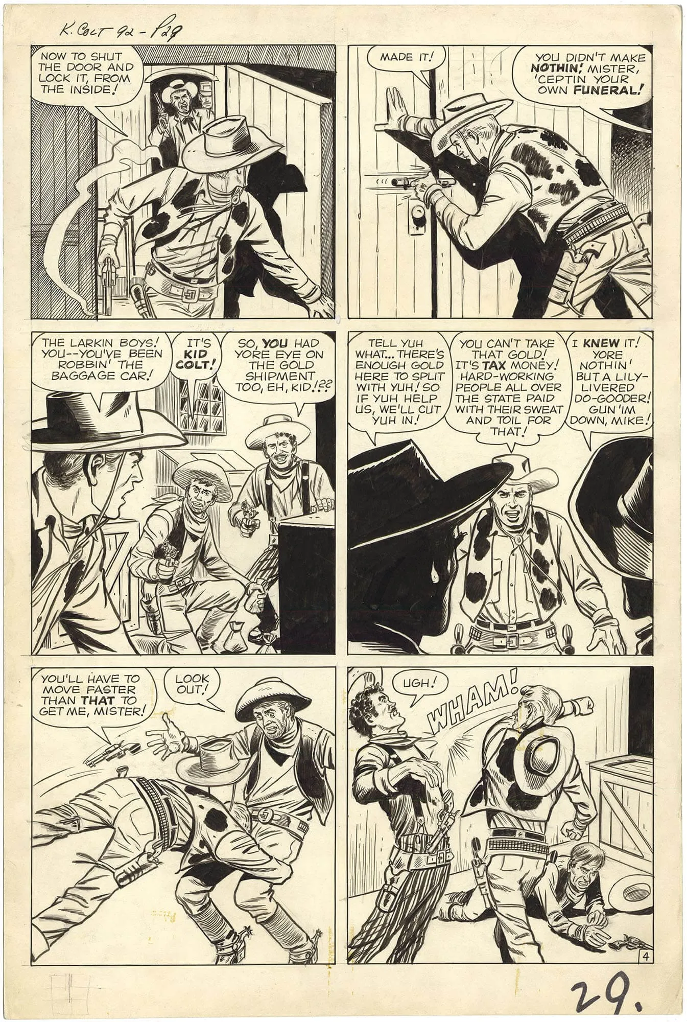 Kid Colt Outlaw #92 p4 #92 p4 (Large Art)