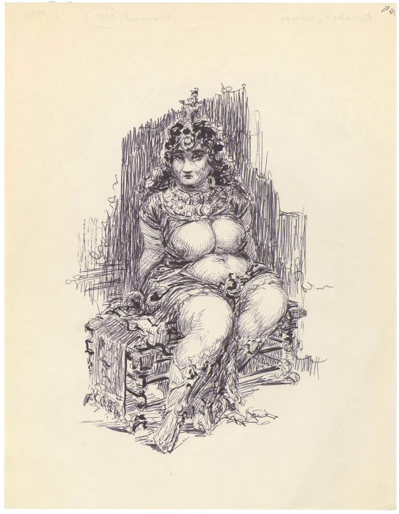 Krenkel - Woman, 1970s