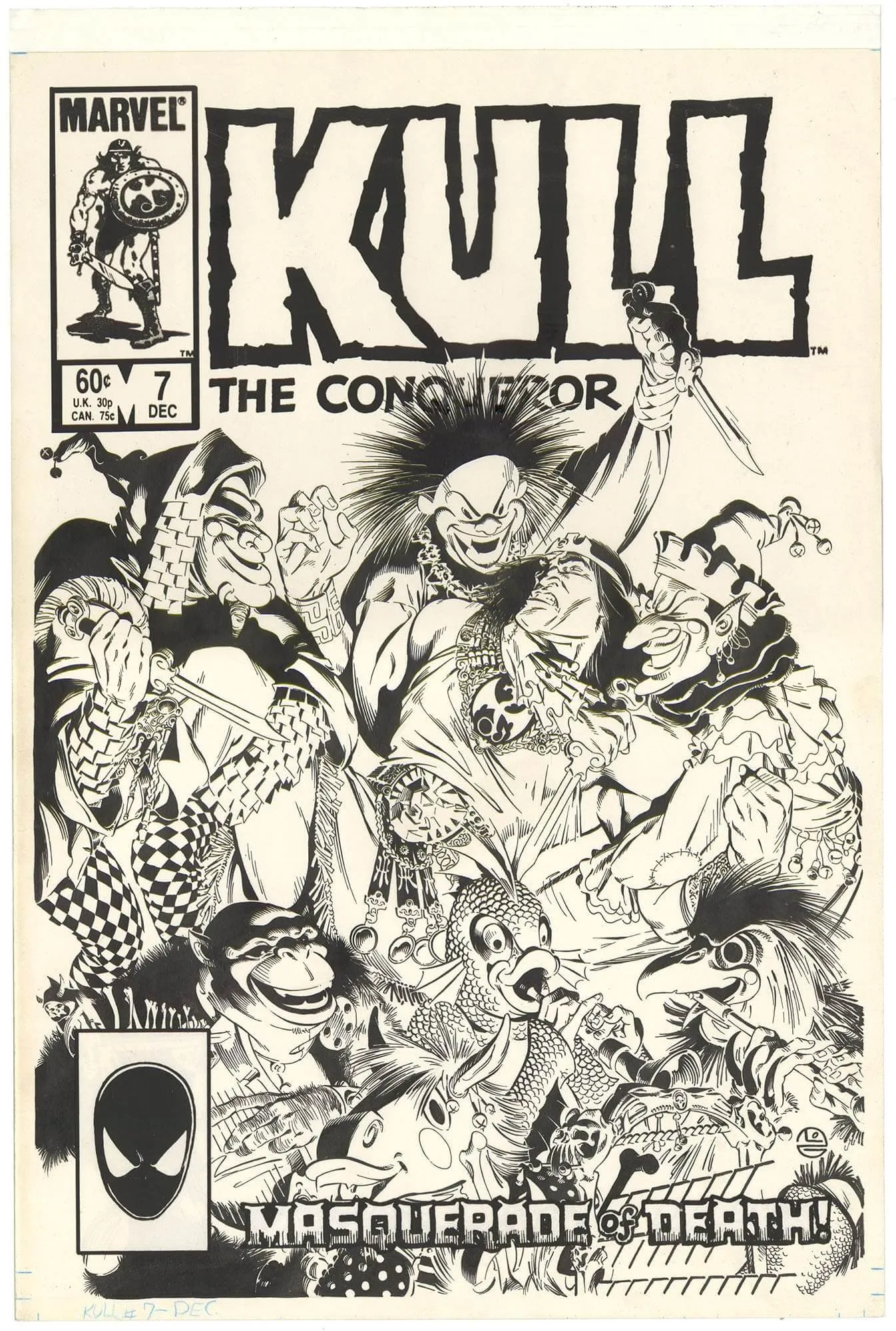 Kull, The Conqueror #7 Cover (Extra-Large Art)