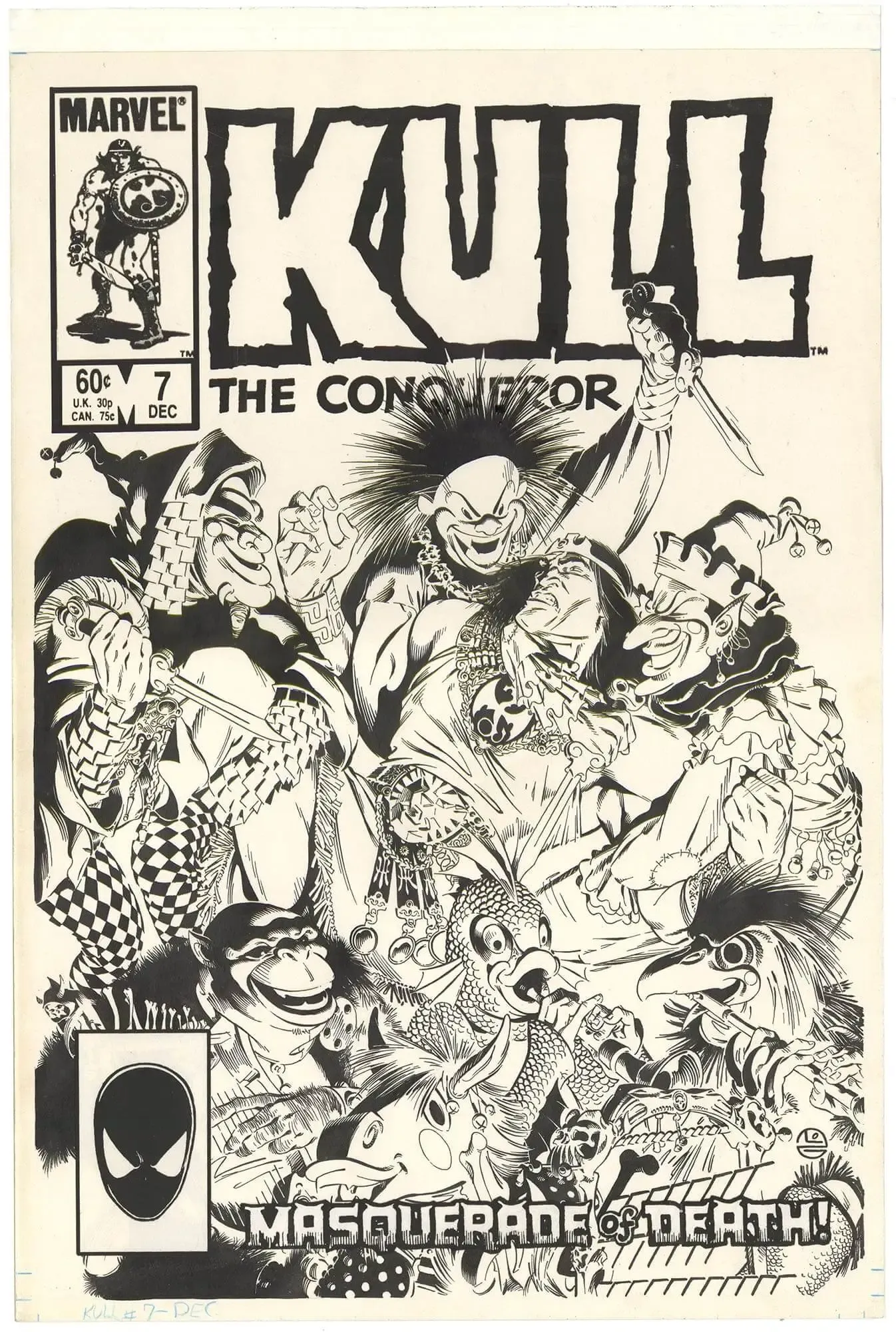 Kull, The Conqueror #7 Cover (Extra-Large Art)