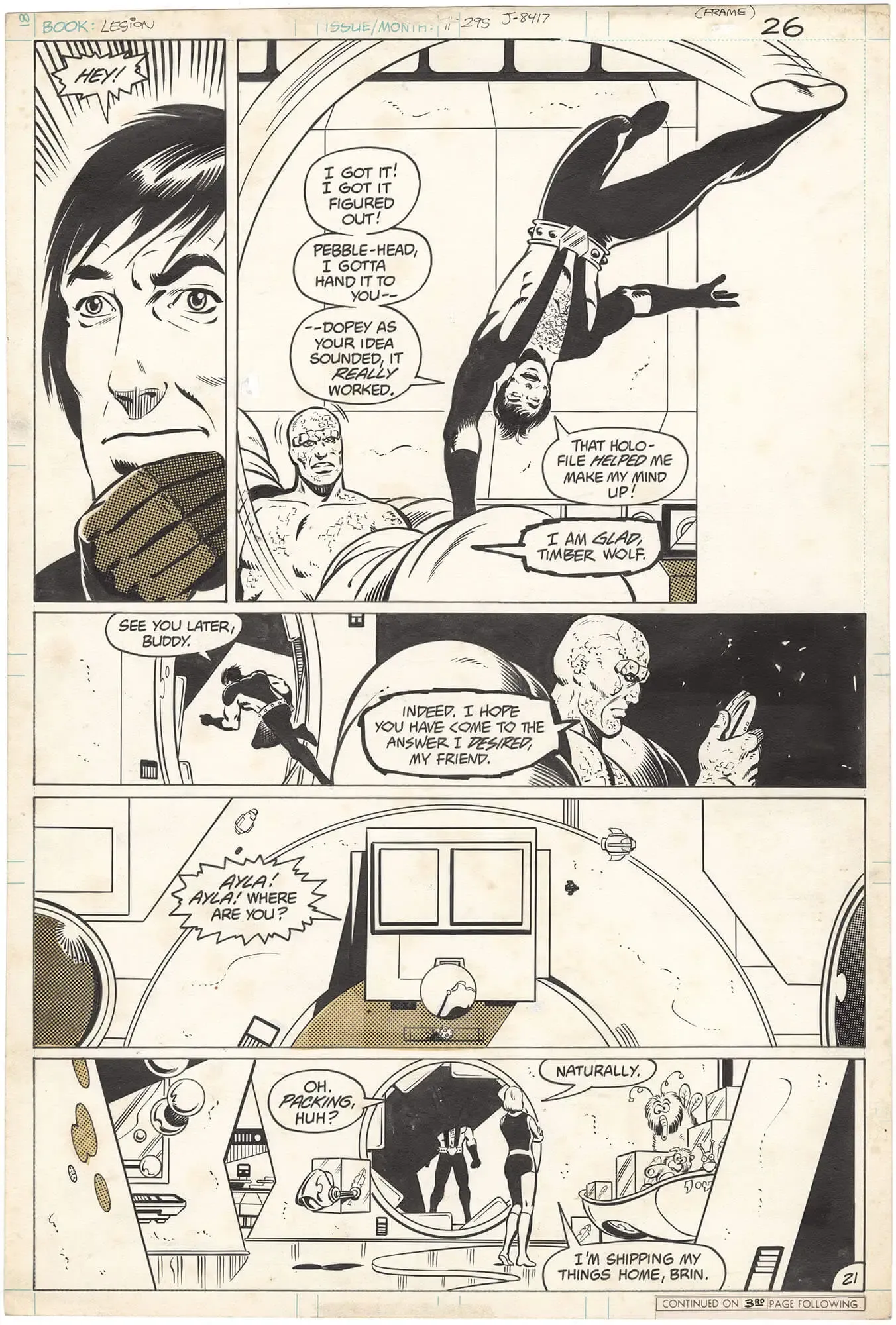 Legion of Super-Heroes #295 p21