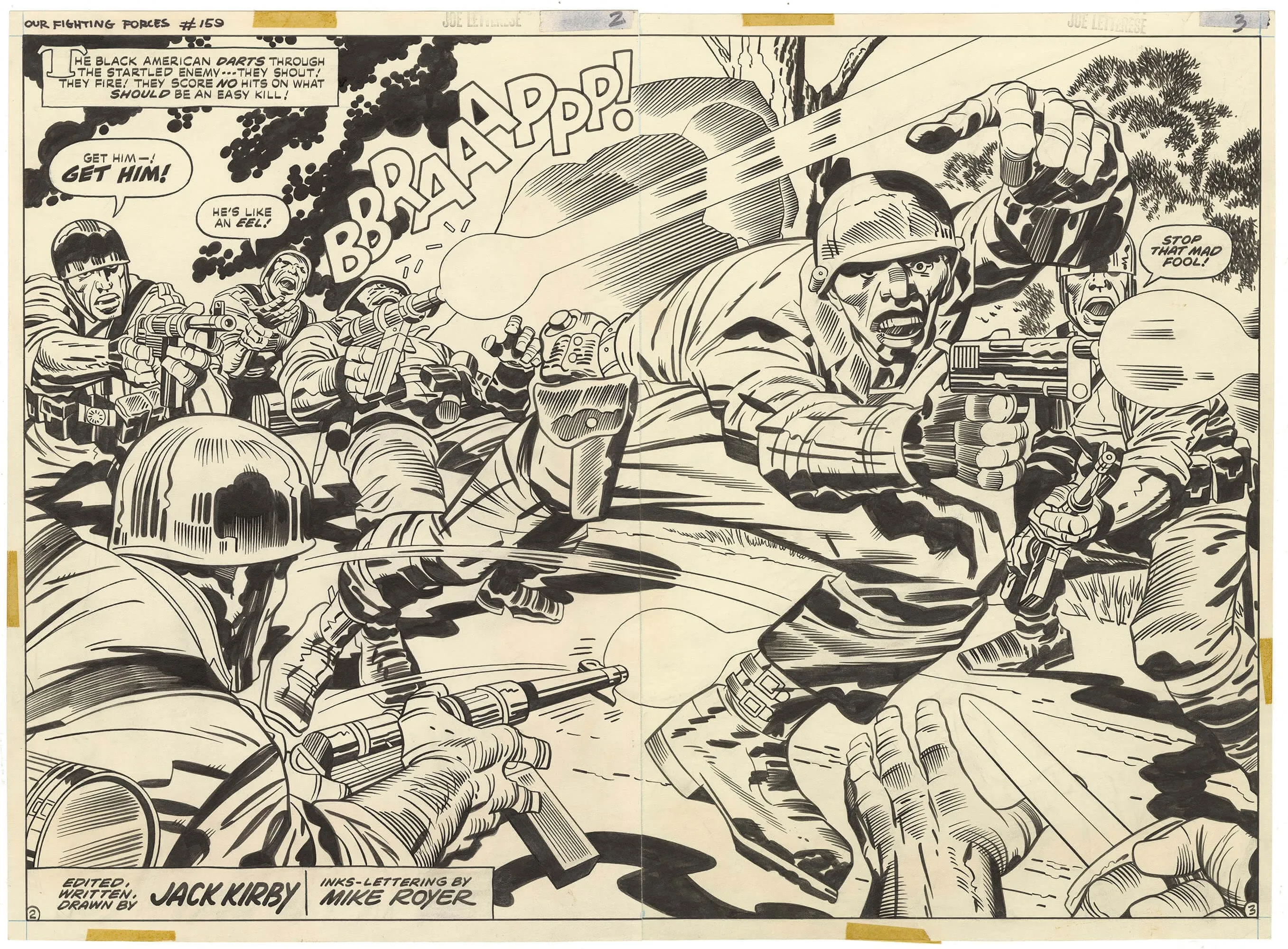 Our Fighting Forces #159 p2+3 (Double Page Spread)